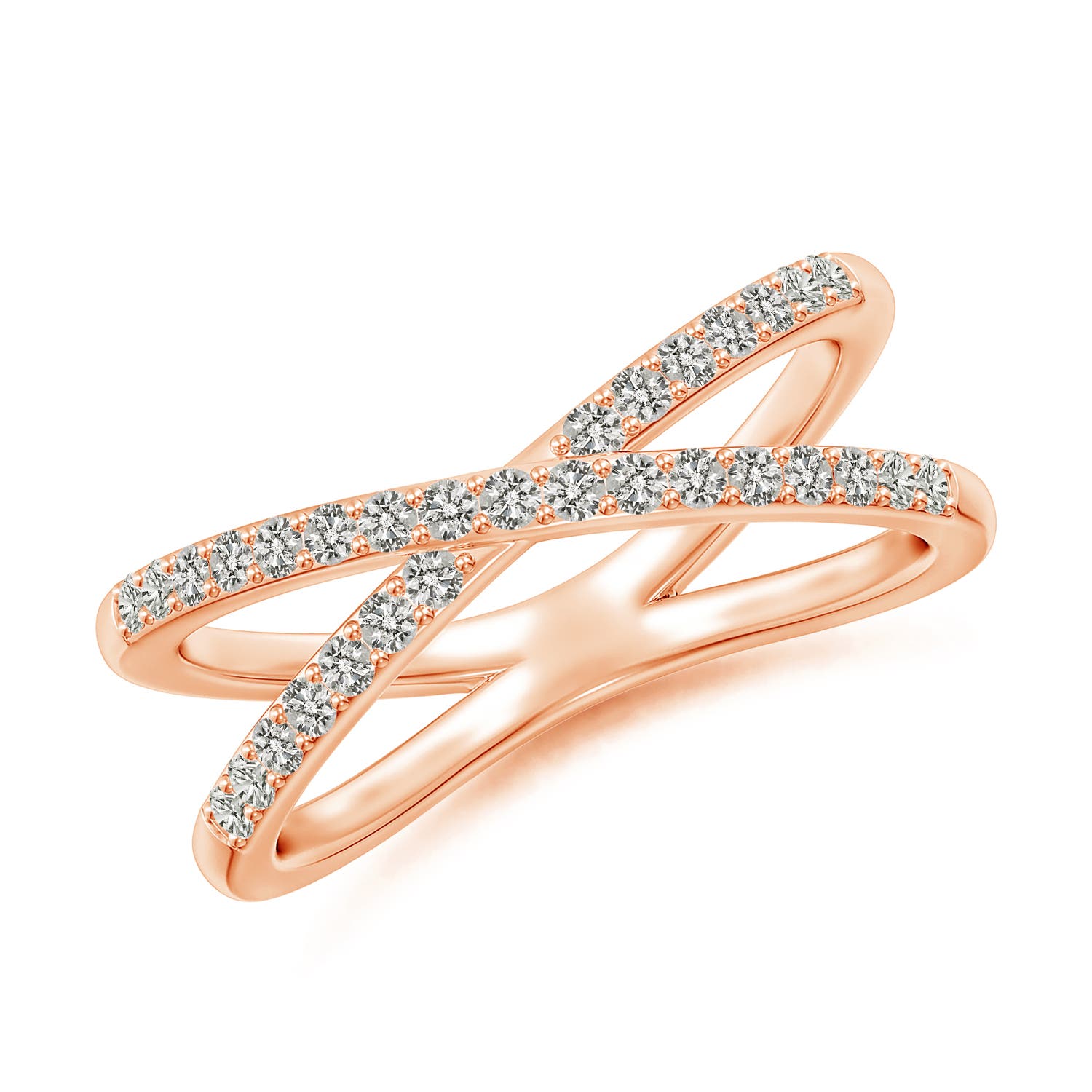 K, I3 / 0.34 CT / 14 KT Rose Gold