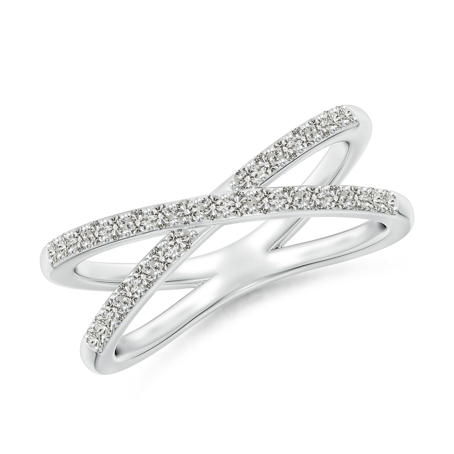 K, I3 / 0.34 CT / 14 KT White Gold