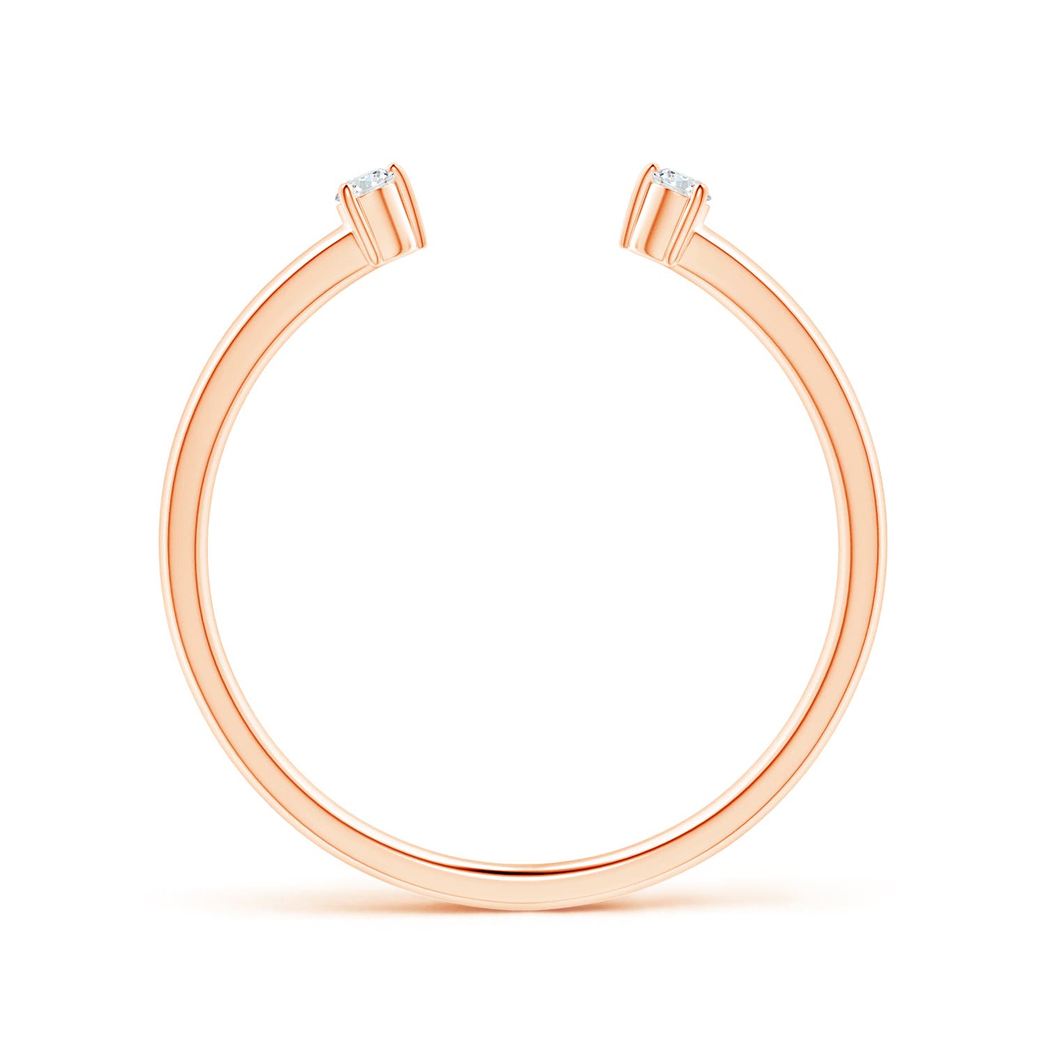 G, VS2 / 0.05 CT / 14 KT Rose Gold