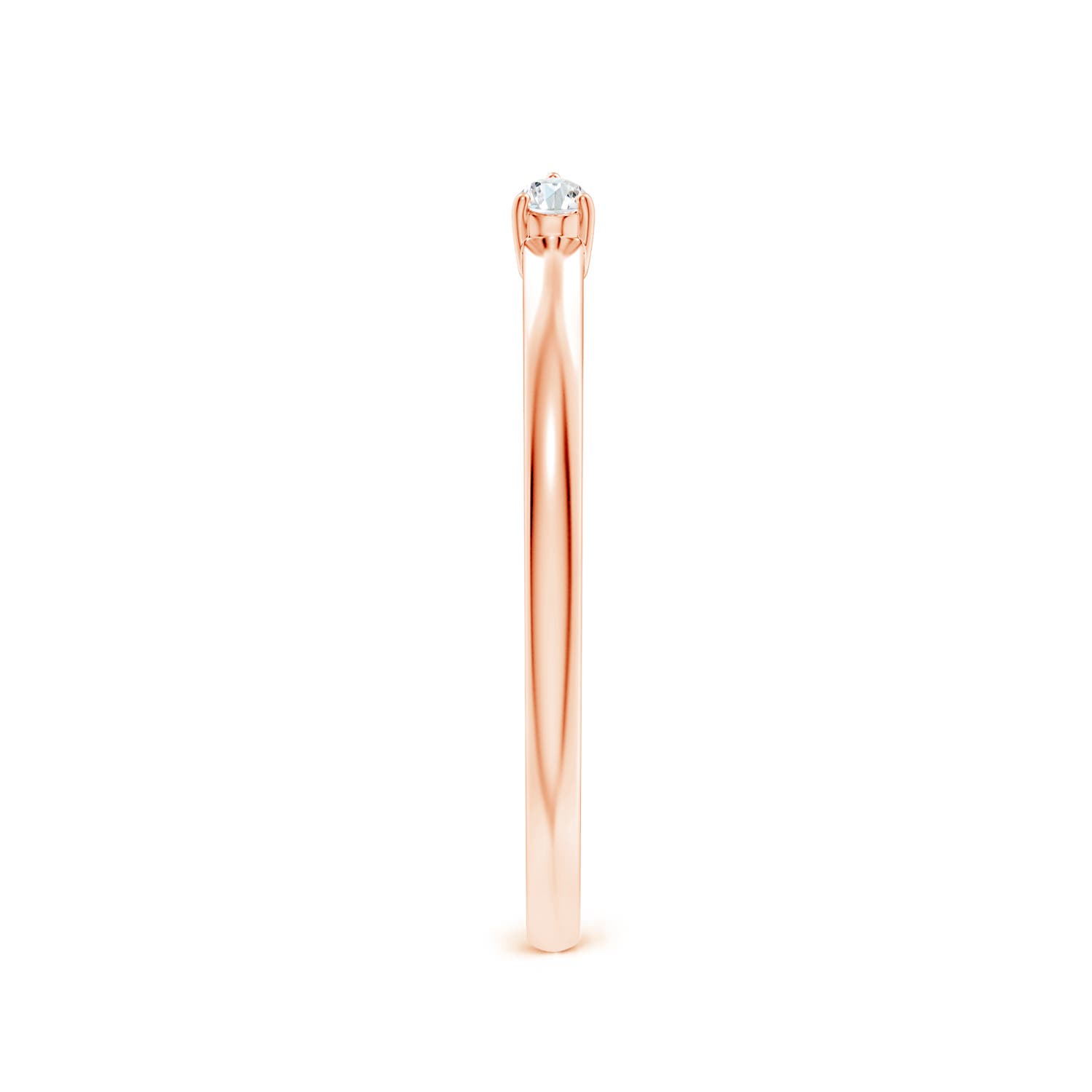 G, VS2 / 0.05 CT / 14 KT Rose Gold