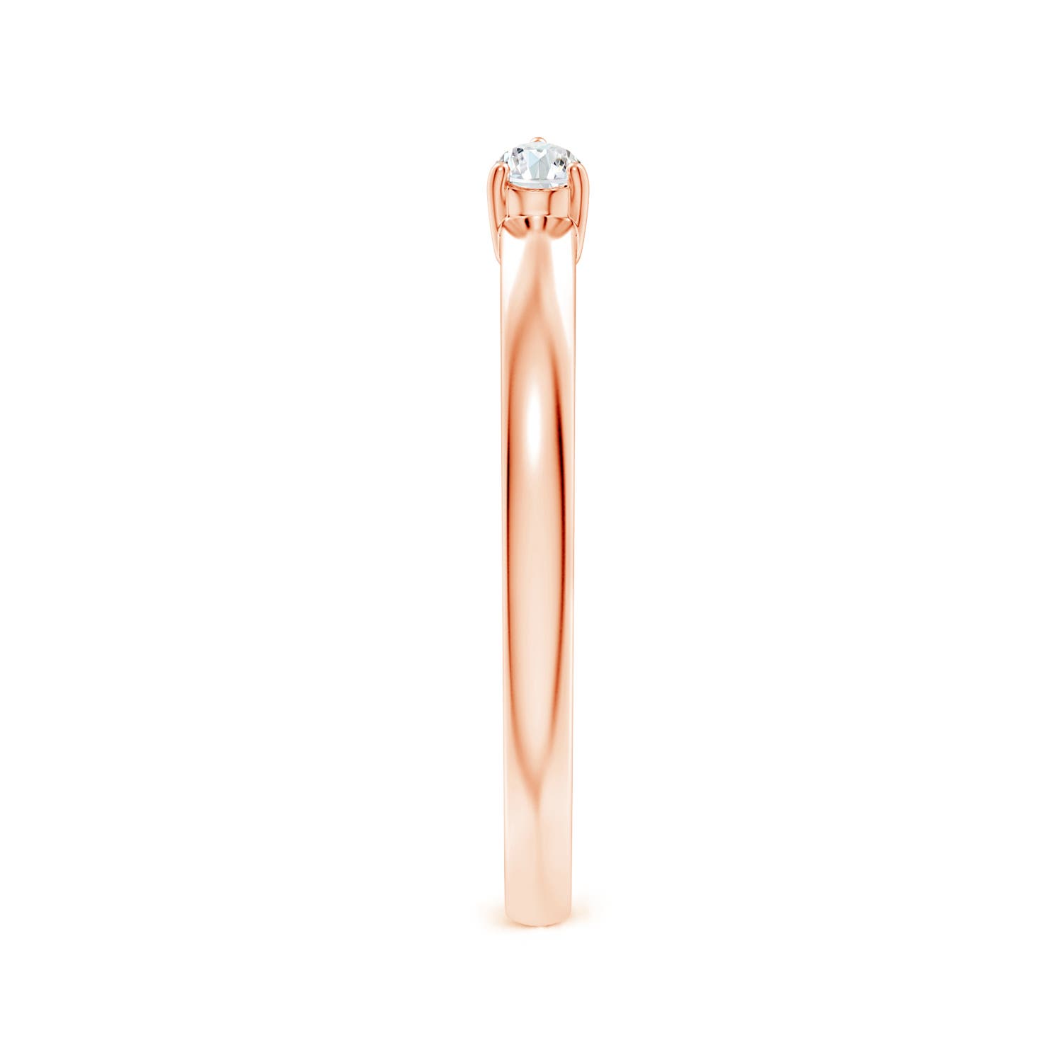 G, VS2 / 0.1 CT / 14 KT Rose Gold