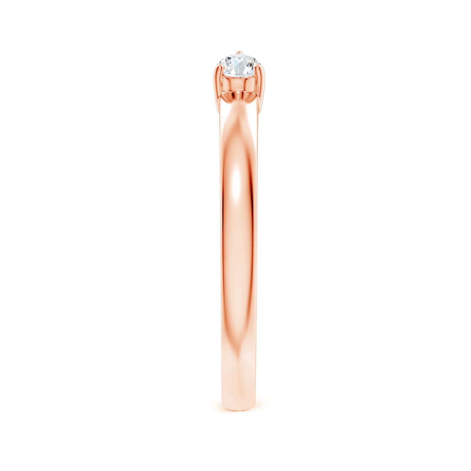 G, VS2 / 0.16 CT / 14 KT Rose Gold