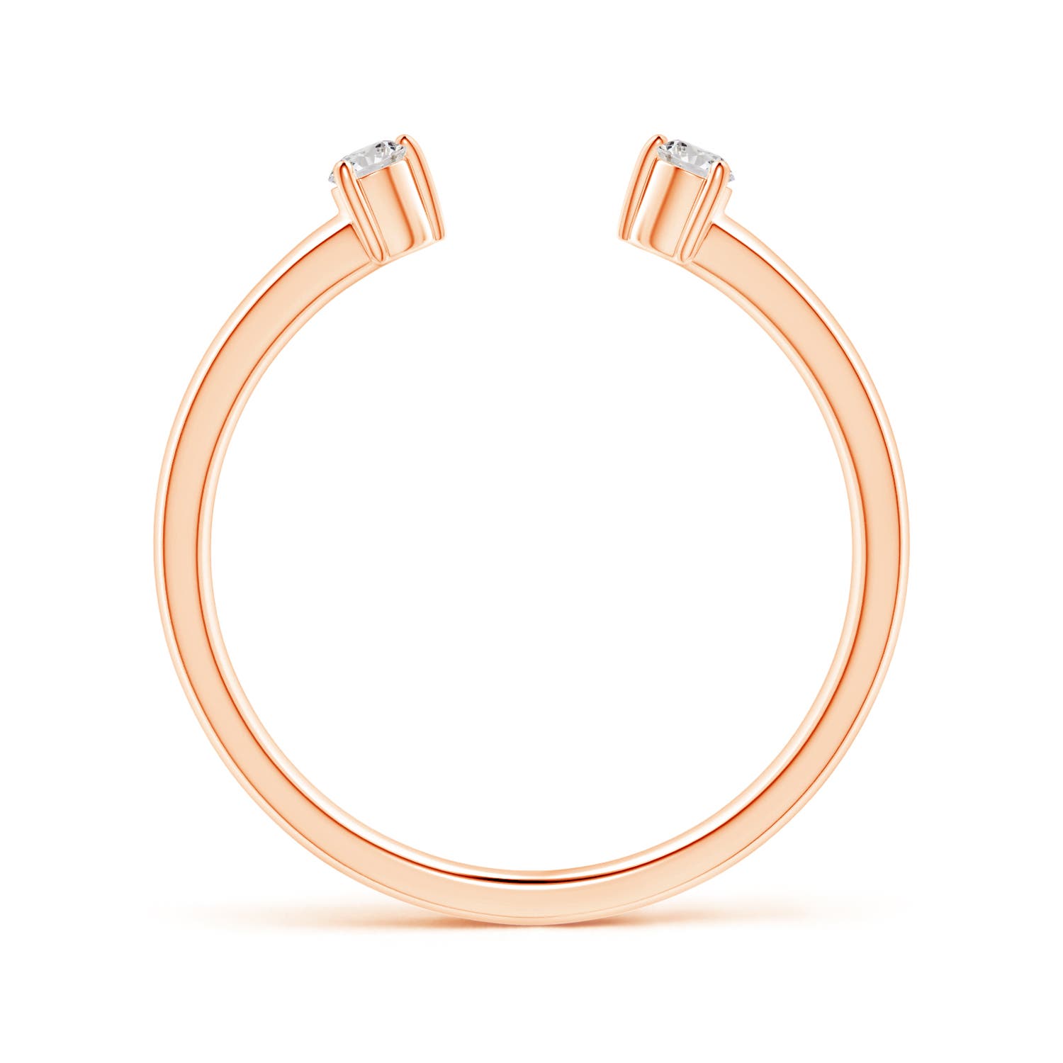 I-J, I1-I2 / 0.1 CT / 14 KT Rose Gold