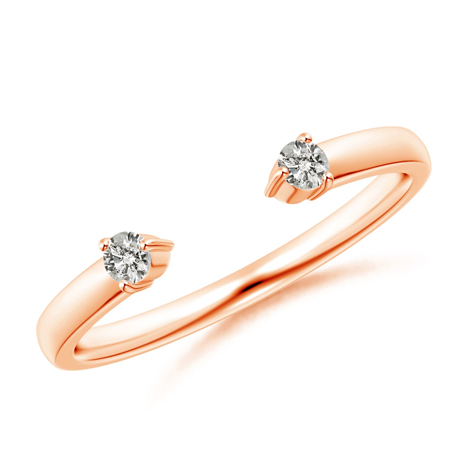 K, I3 / 0.1 CT / 14 KT Rose Gold