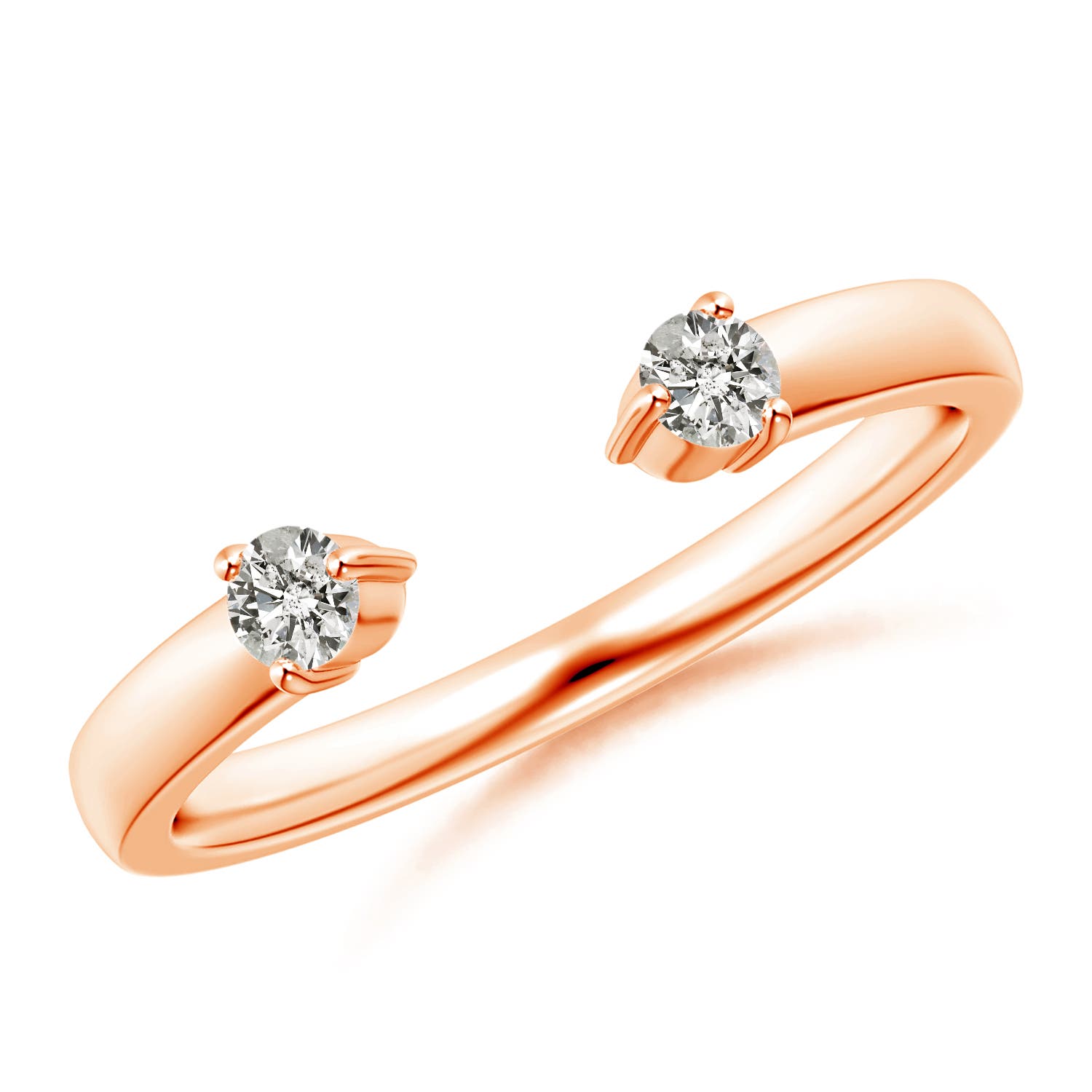 K, I3 / 0.16 CT / 14 KT Rose Gold