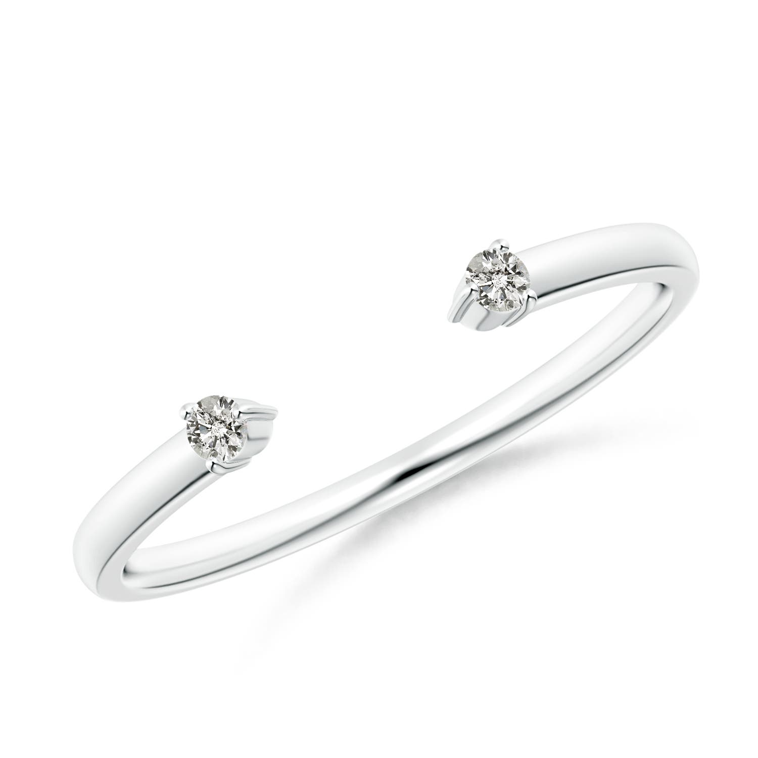 K, I3 / 0.05 CT / 14 KT White Gold