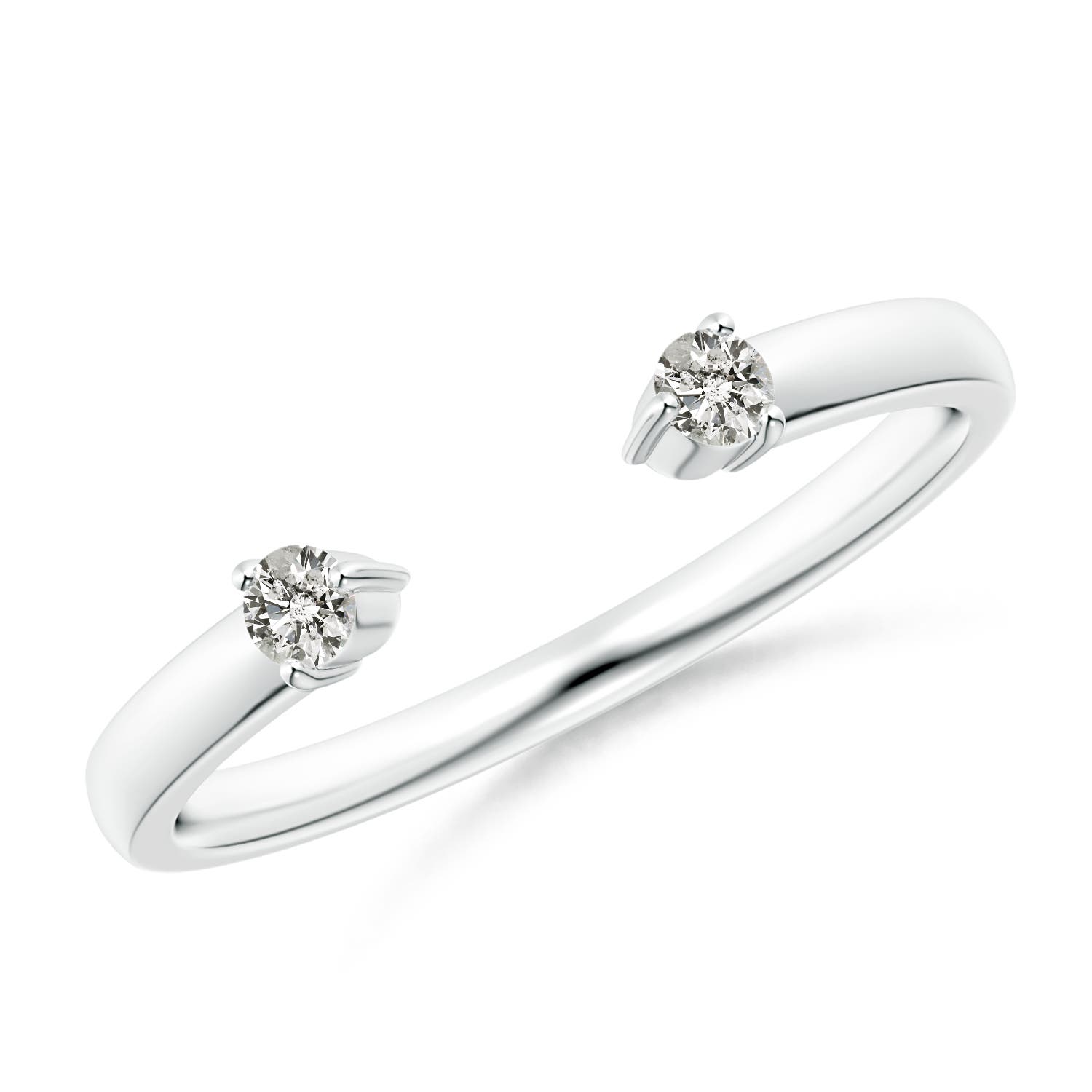 K, I3 / 0.1 CT / 14 KT White Gold