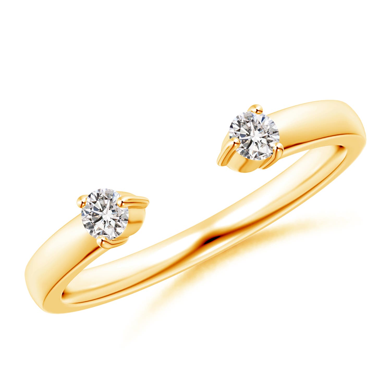 I-J, I1-I2 / 0.16 CT / 14 KT Yellow Gold