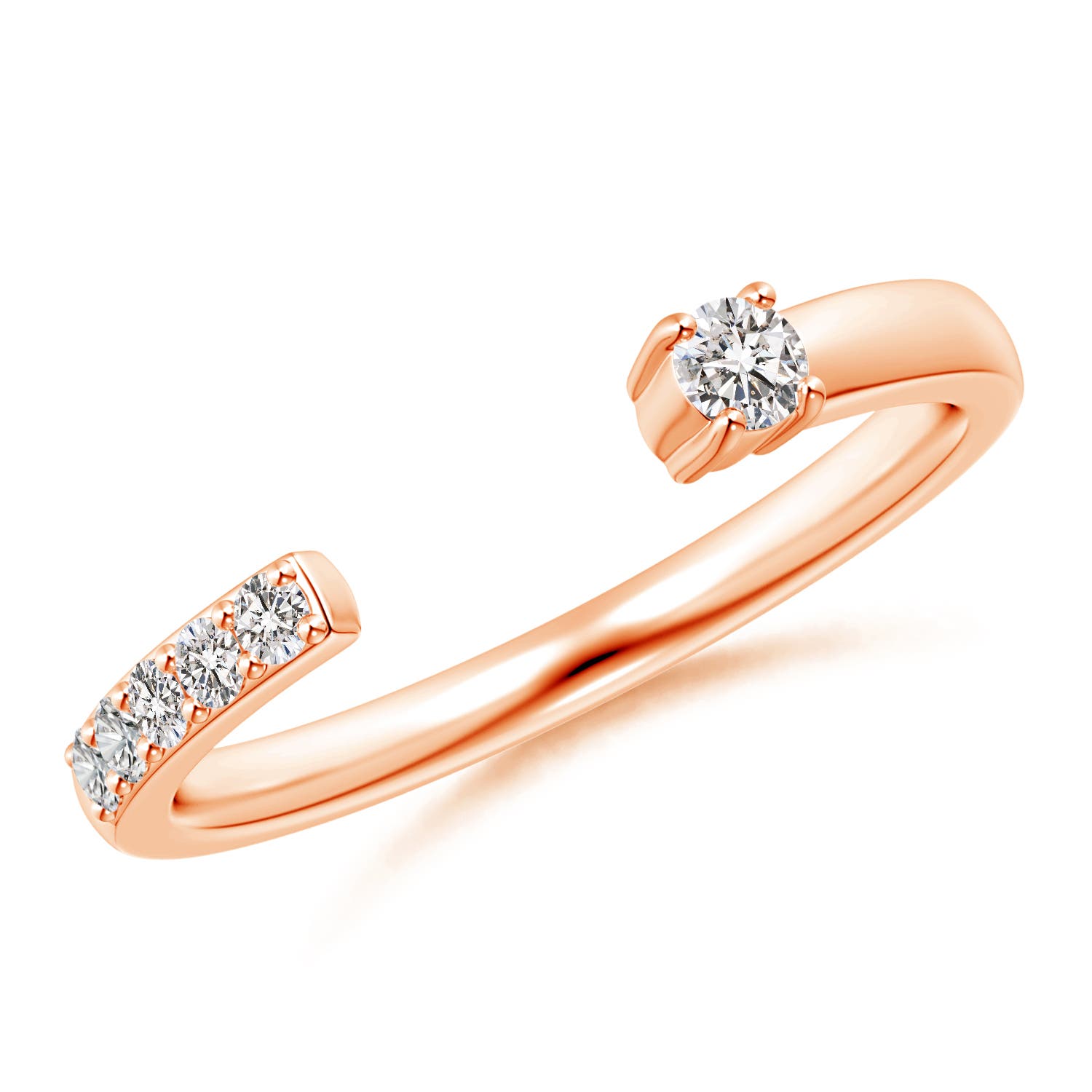 I-J, I1-I2 / 0.2 CT / 14 KT Rose Gold