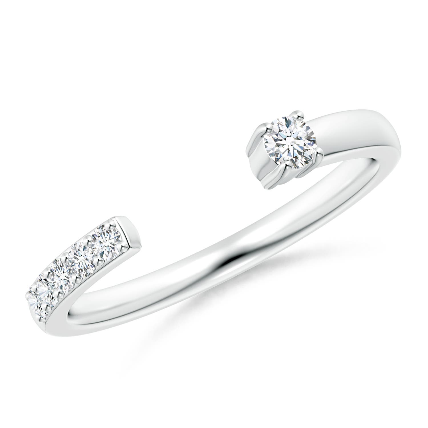 G, VS2 / 0.2 CT / 14 KT White Gold