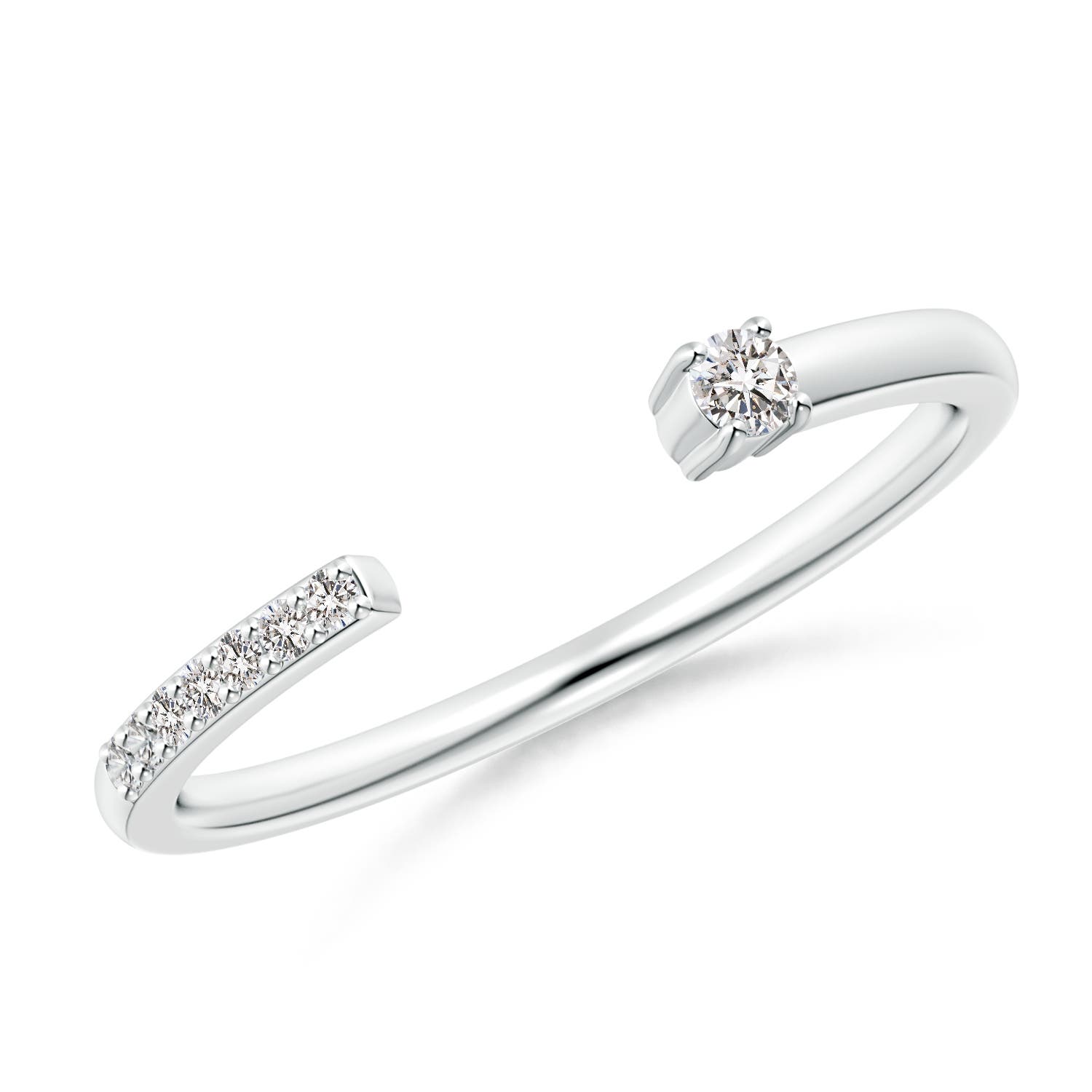 I-J, I1-I2 / 0.1 CT / 14 KT White Gold