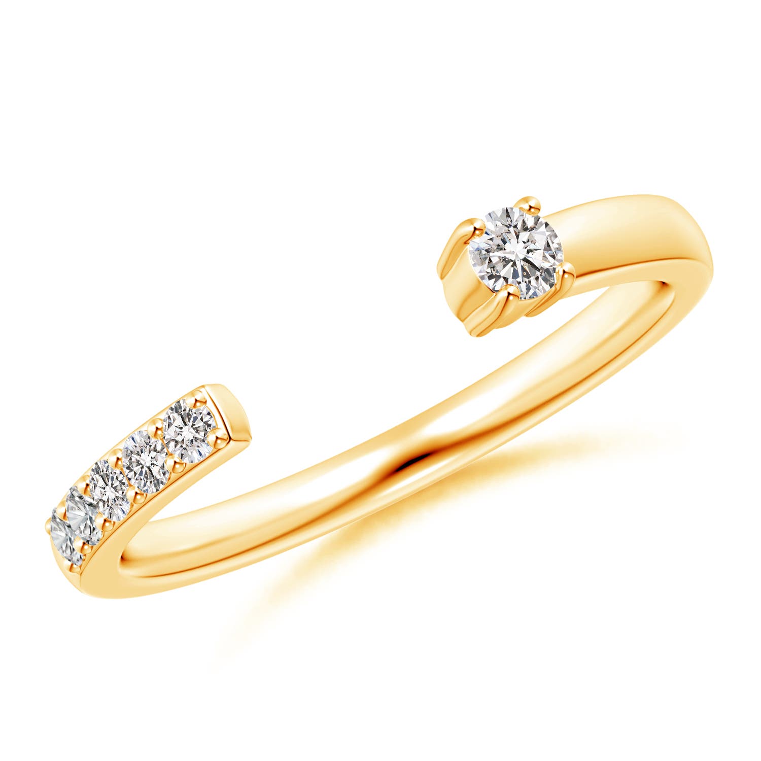 I-J, I1-I2 / 0.2 CT / 14 KT Yellow Gold