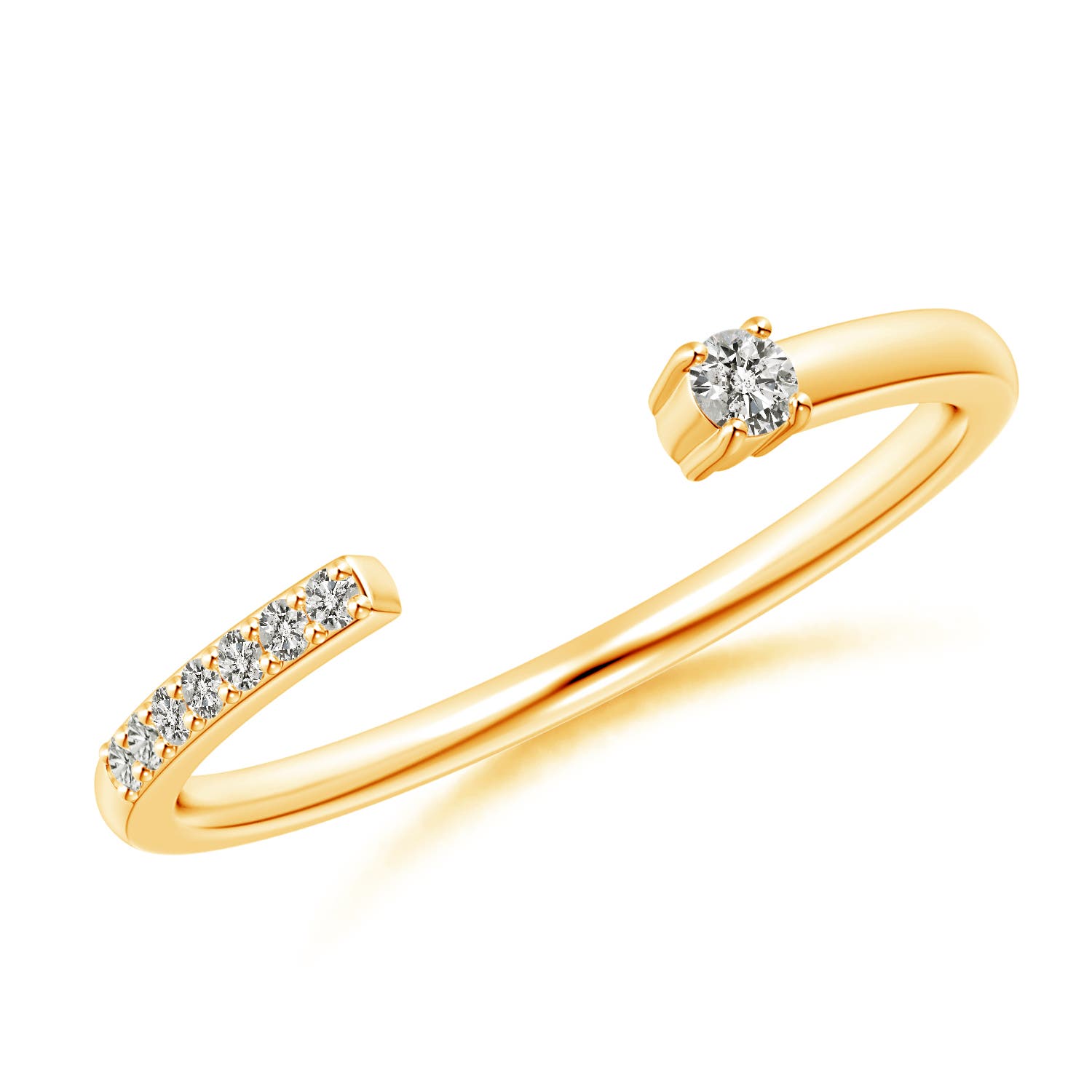 K, I3 / 0.1 CT / 14 KT Yellow Gold