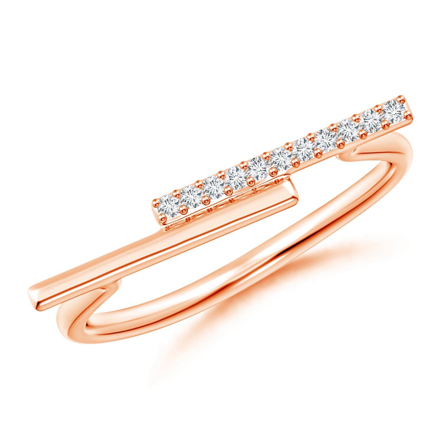 G, VS2 / 0.06 CT / 14 KT Rose Gold