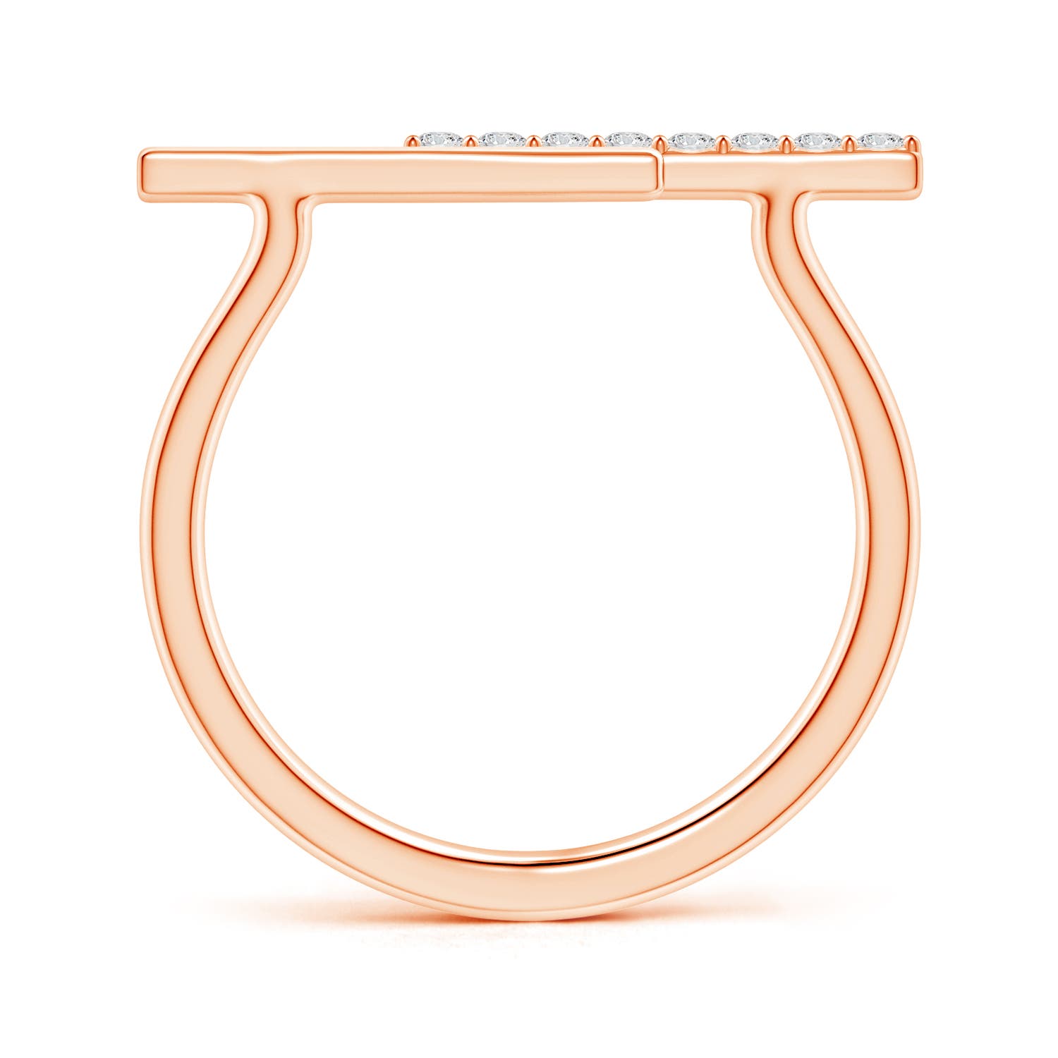 H, SI2 / 0.11 CT / 14 KT Rose Gold