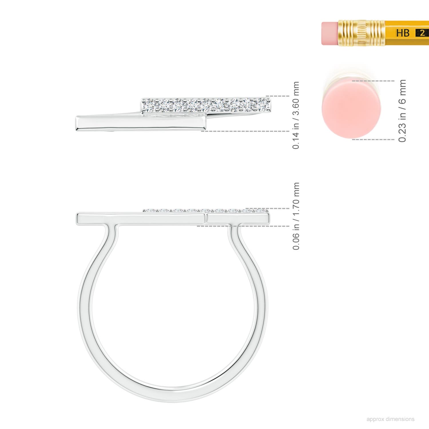 G, VS2 / 0.09 CT / 14 KT White Gold