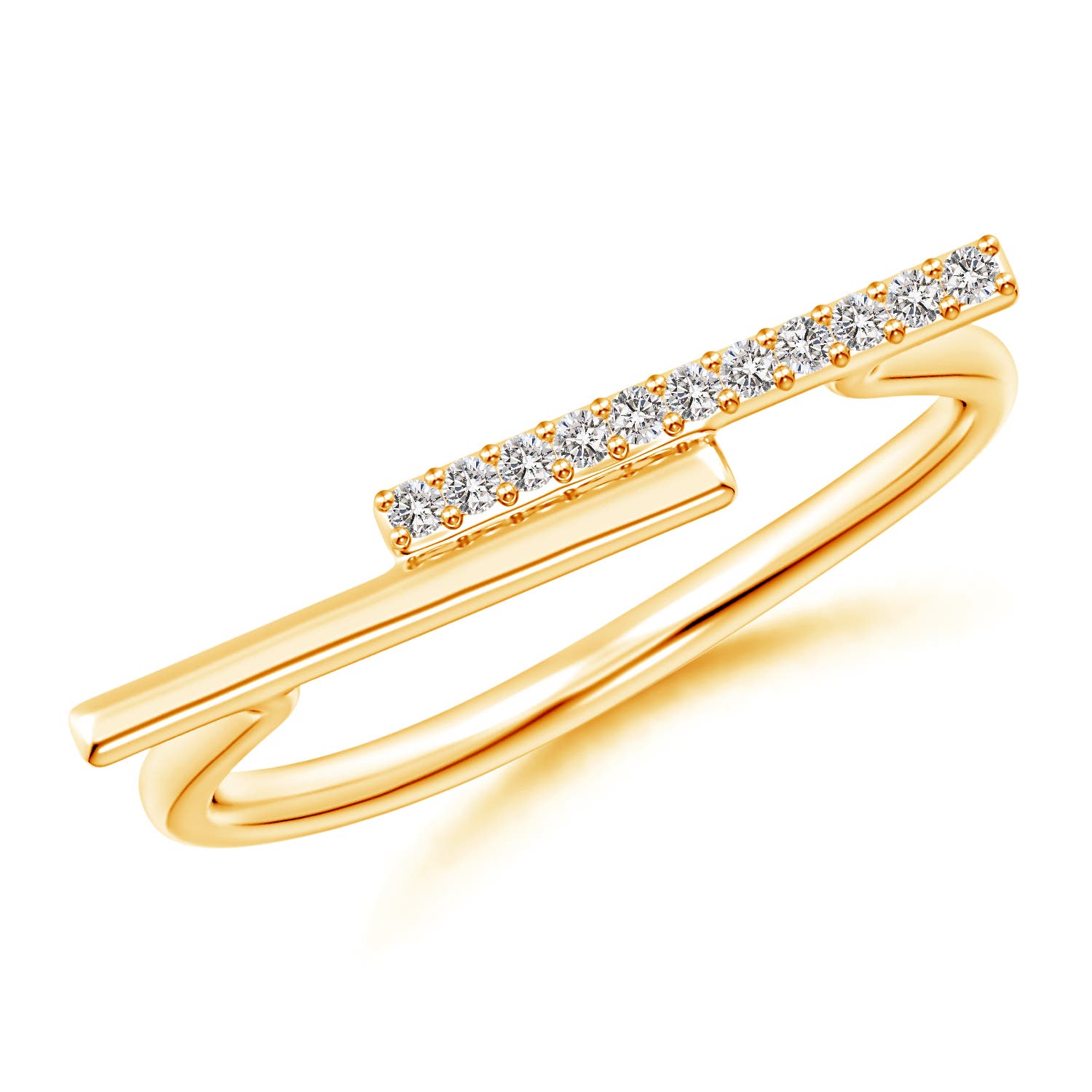 I-J, I1-I2 / 0.06 CT / 14 KT Yellow Gold