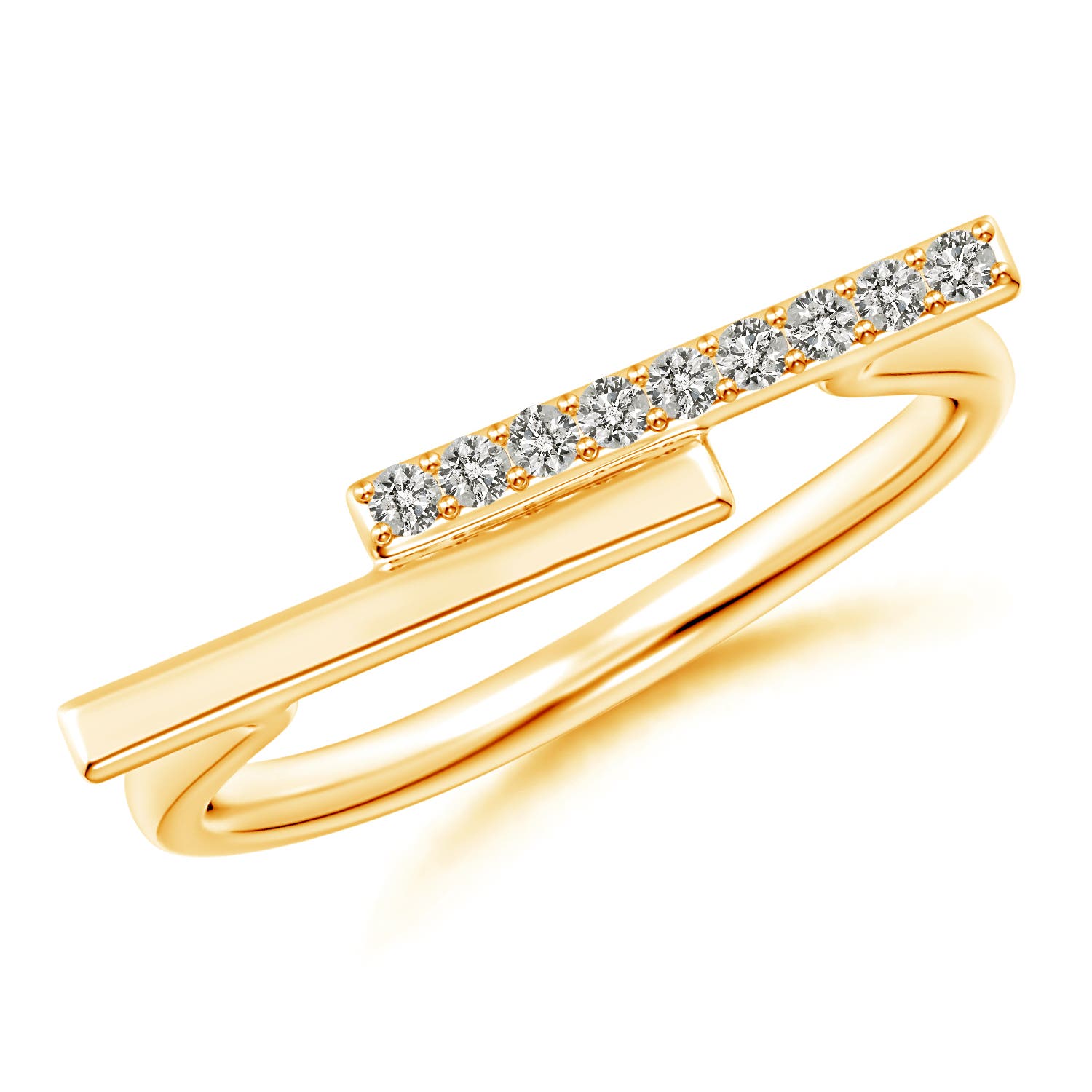 K, I3 / 0.09 CT / 14 KT Yellow Gold