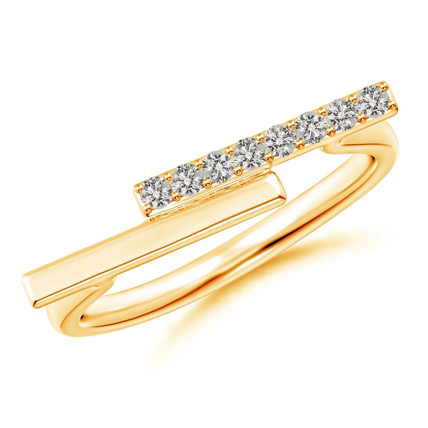 K, I3 / 0.11 CT / 14 KT Yellow Gold