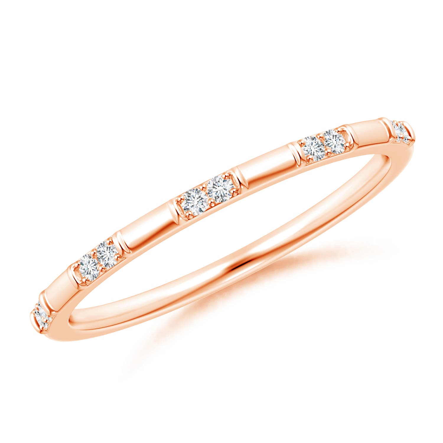 G, VS2 / 0.08 CT / 14 KT Rose Gold