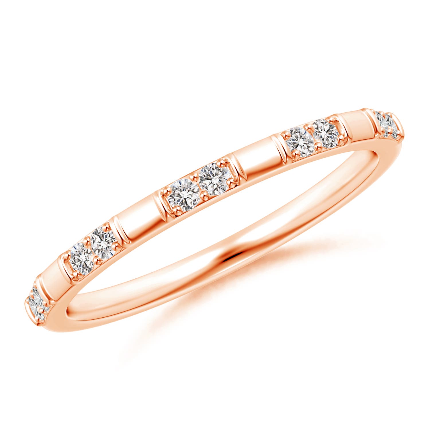 I-J, I1-I2 / 0.14 CT / 14 KT Rose Gold