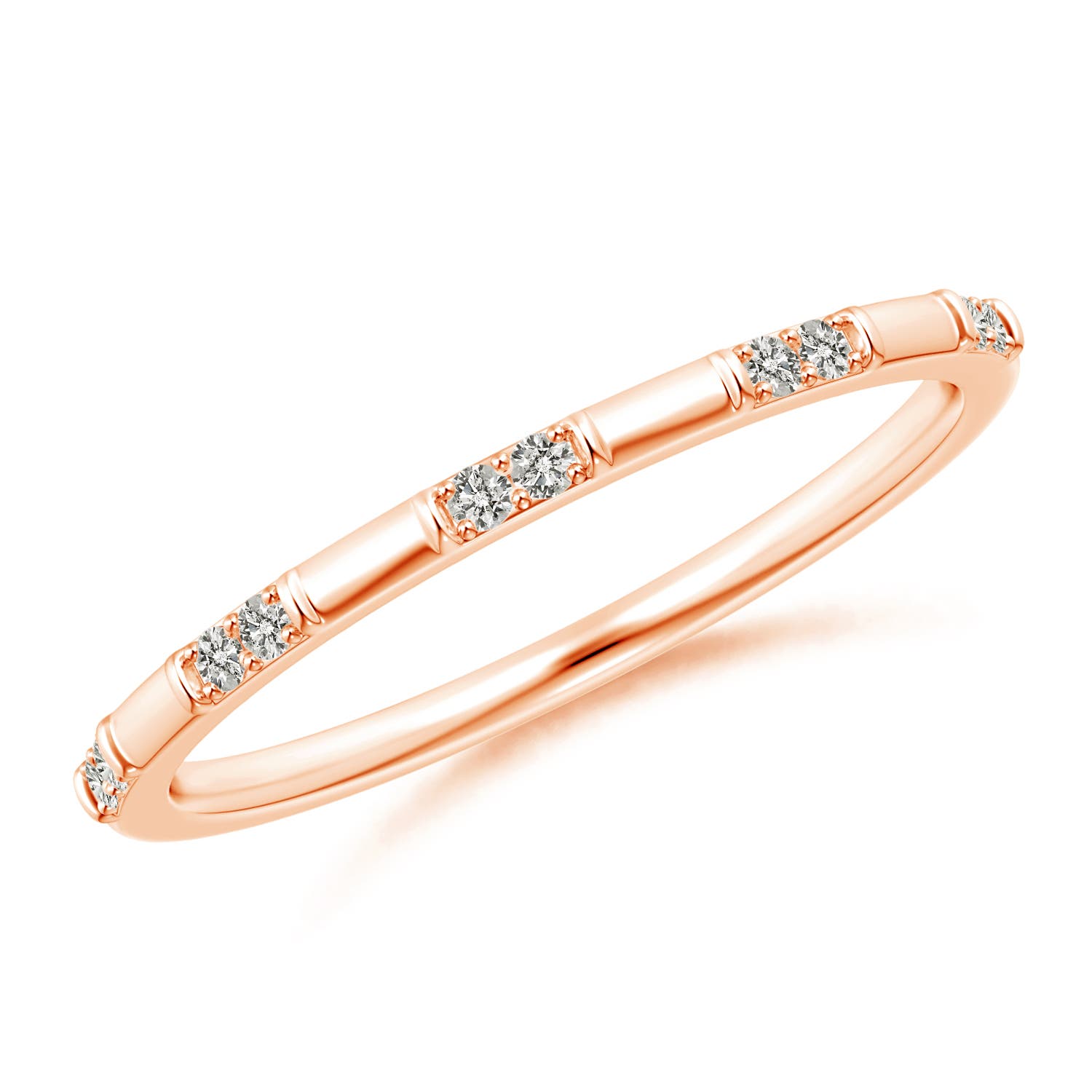 K, I3 / 0.08 CT / 14 KT Rose Gold