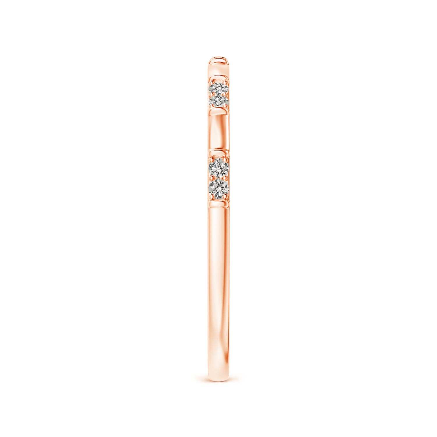 K, I3 / 0.08 CT / 14 KT Rose Gold