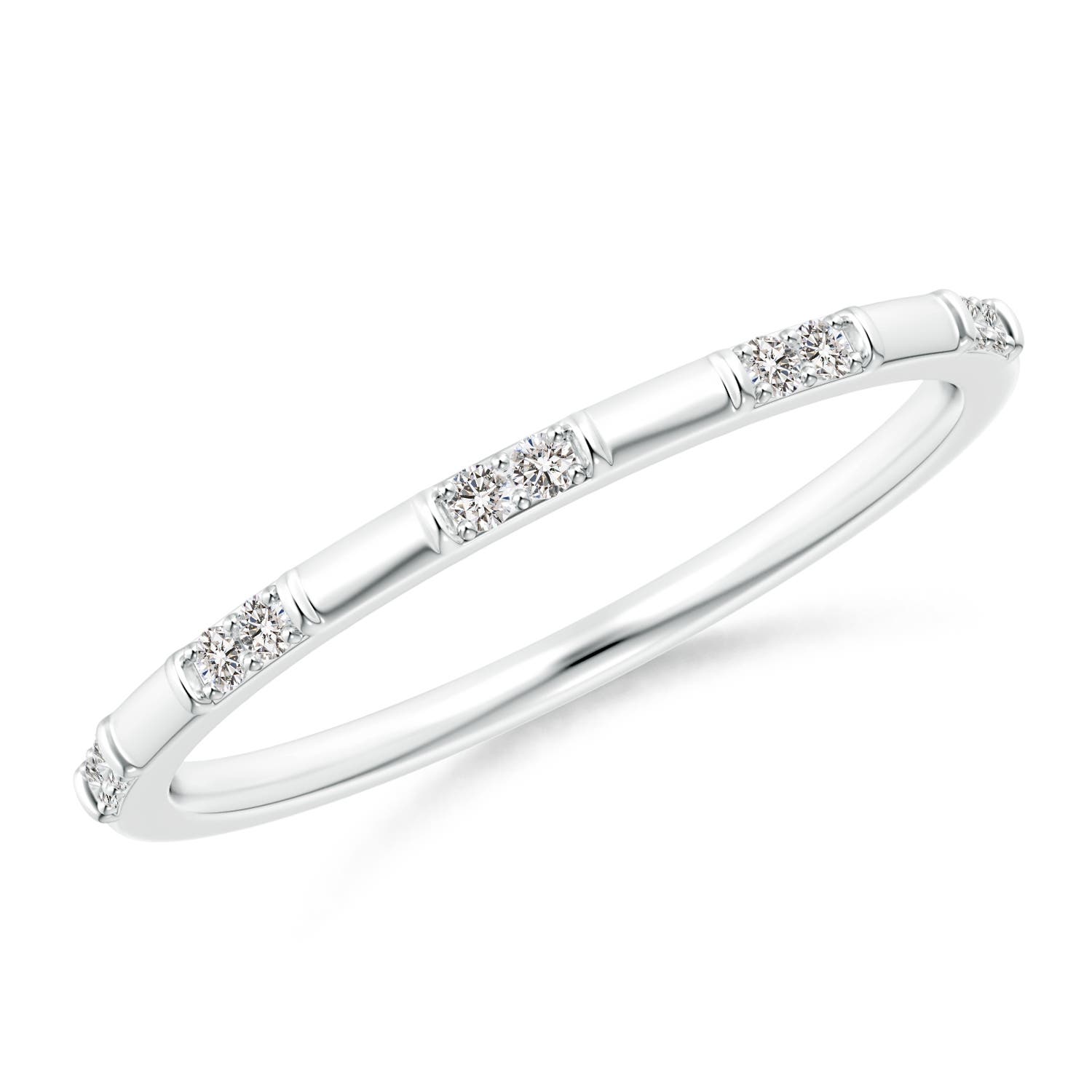 I-J, I1-I2 / 0.08 CT / 14 KT White Gold