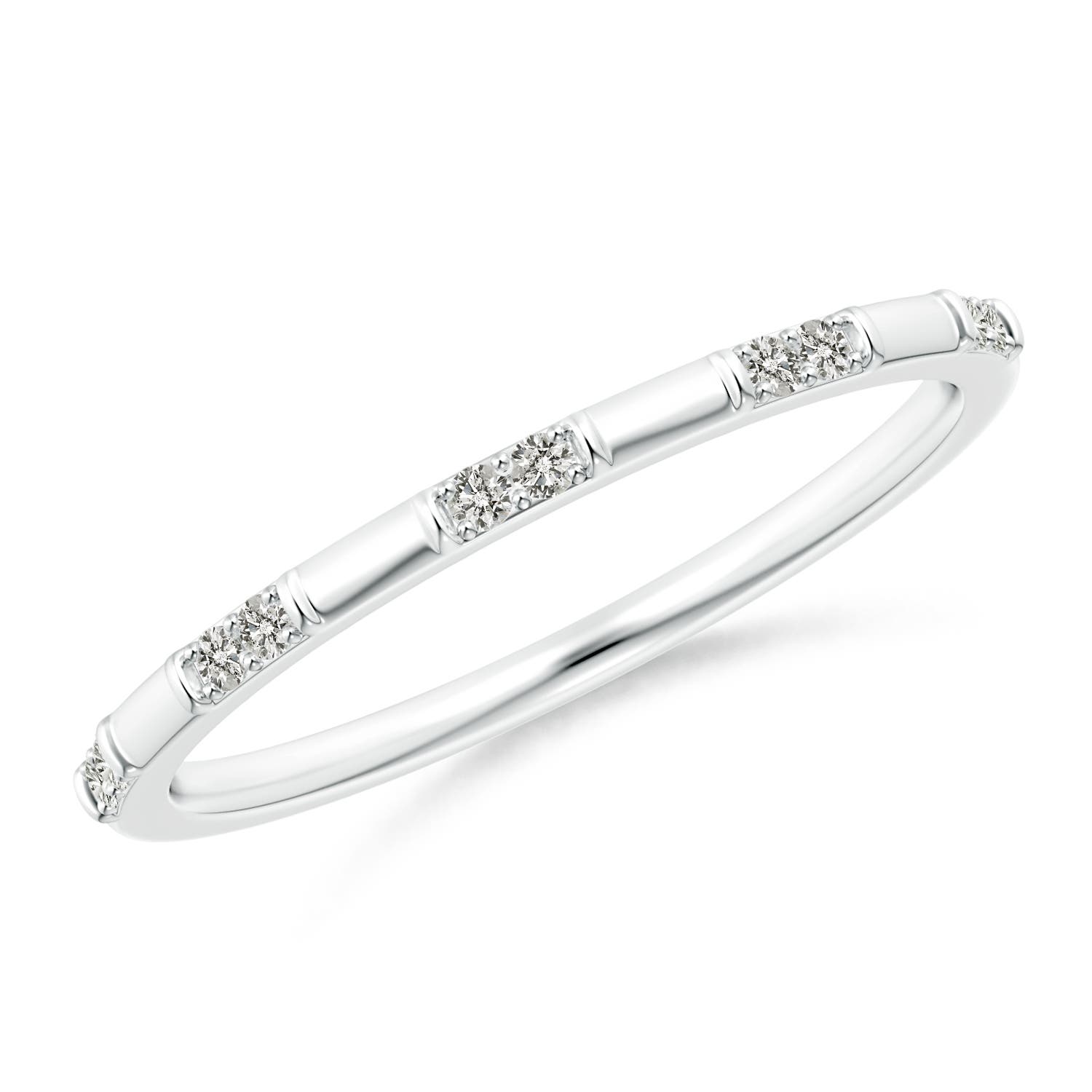 K, I3 / 0.08 CT / 14 KT White Gold