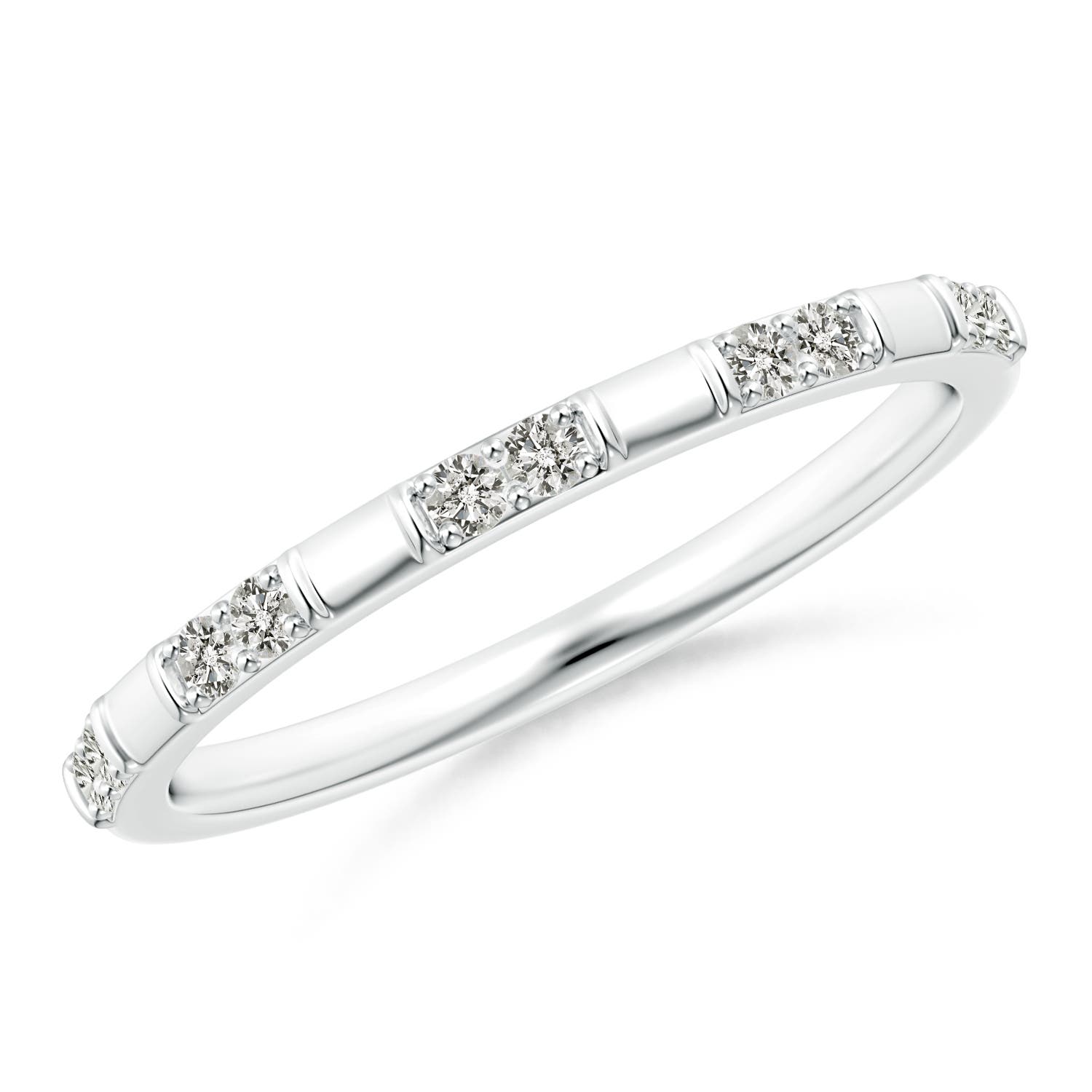 K, I3 / 0.14 CT / 14 KT White Gold