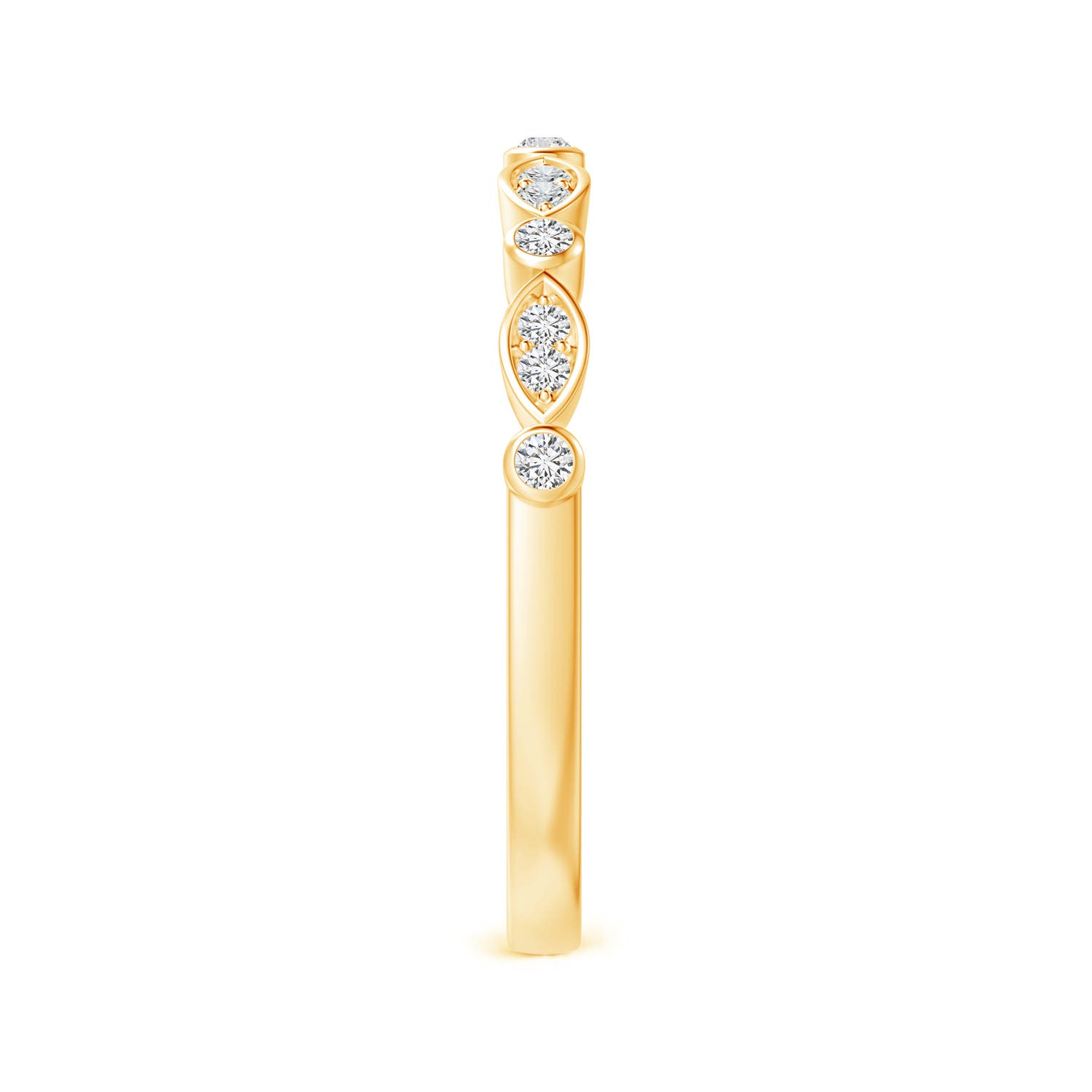 H, SI2 / 0.13 CT / 14 KT Yellow Gold