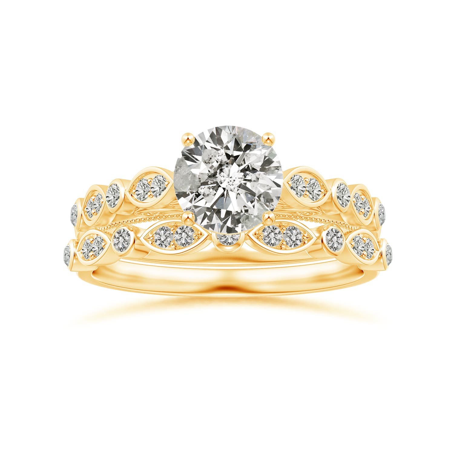 K, I3 / 0.09 CT / 14 KT Yellow Gold