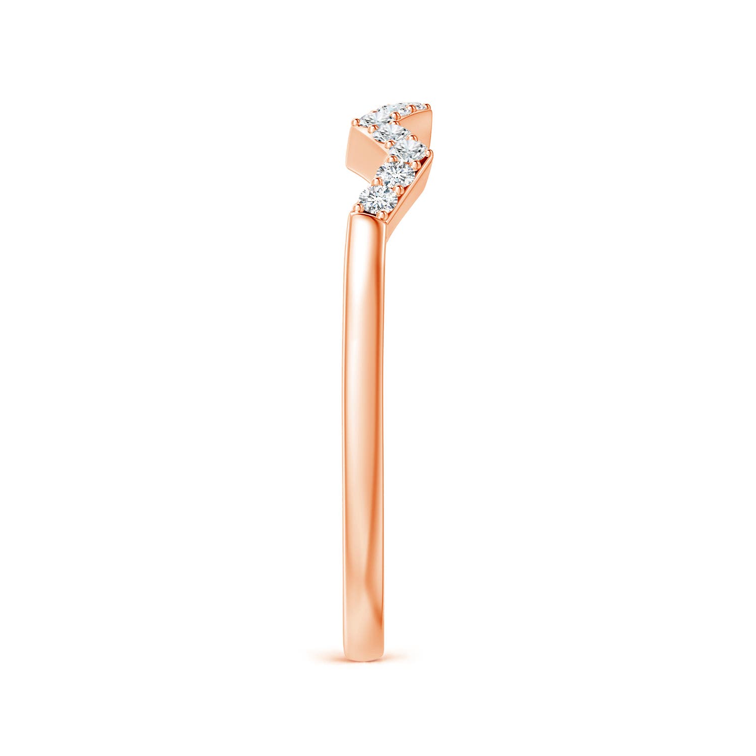 G, VS2 / 0.13 CT / 14 KT Rose Gold