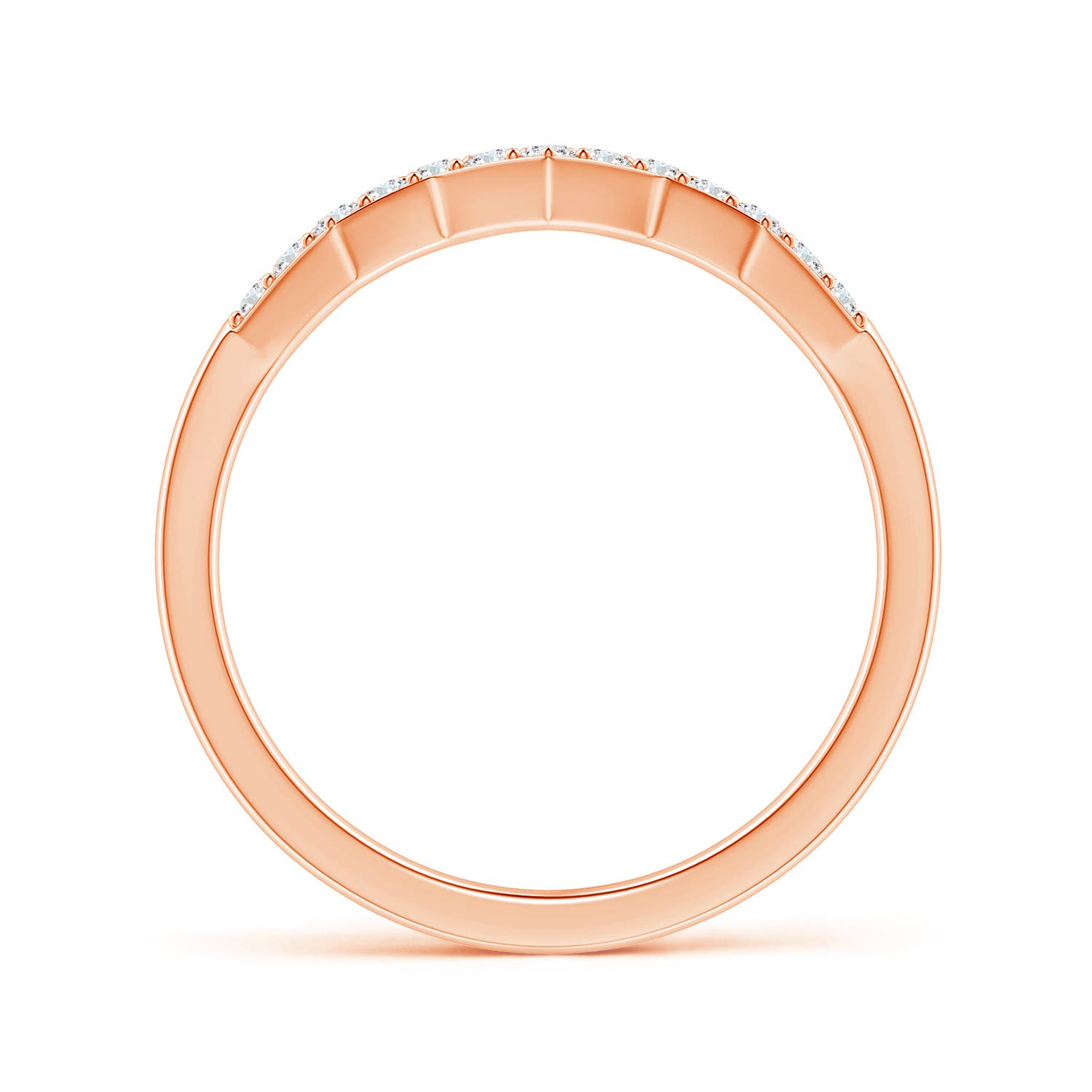 G, VS2 / 0.16 CT / 14 KT Rose Gold