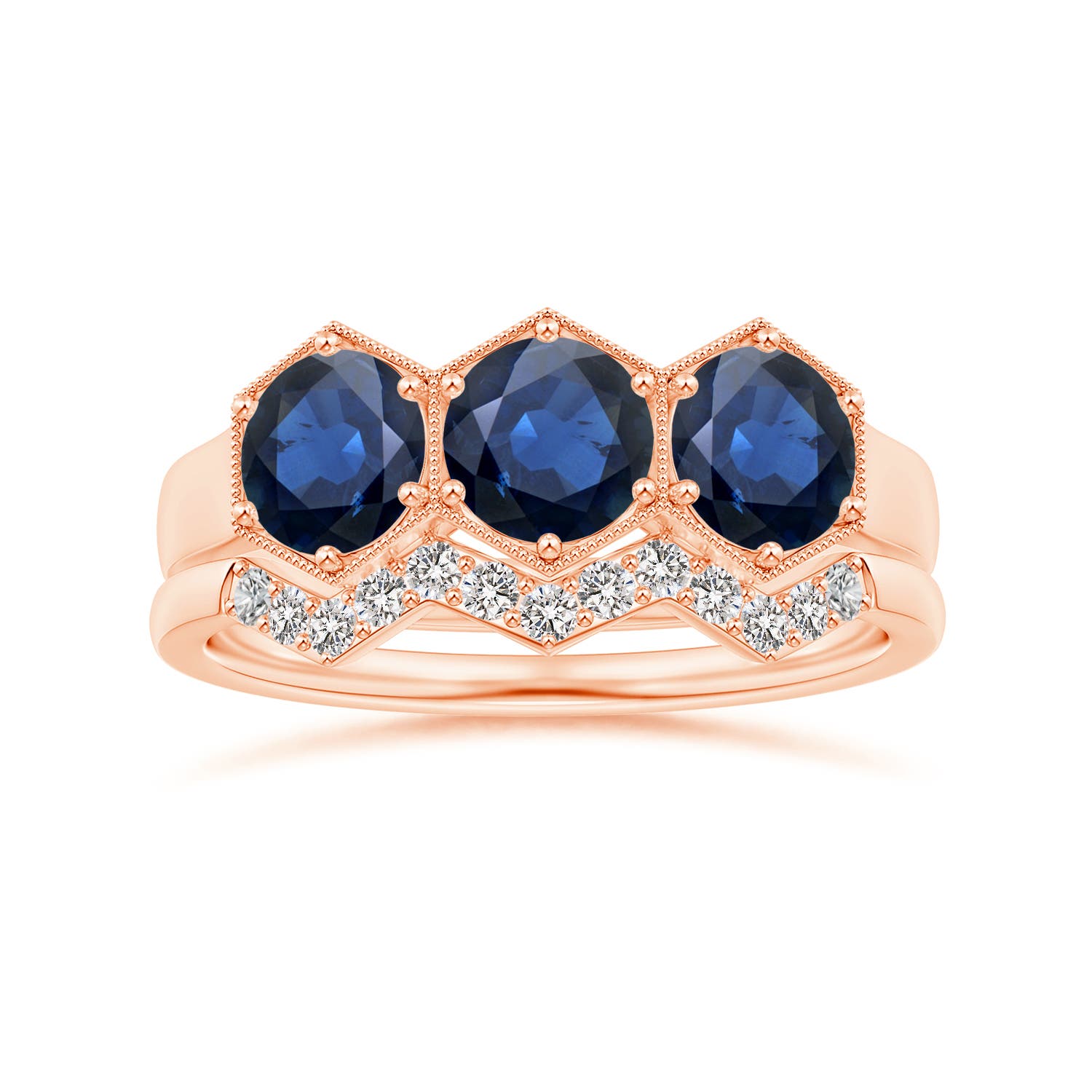 I-J, I1-I2 / 0.13 CT / 14 KT Rose Gold