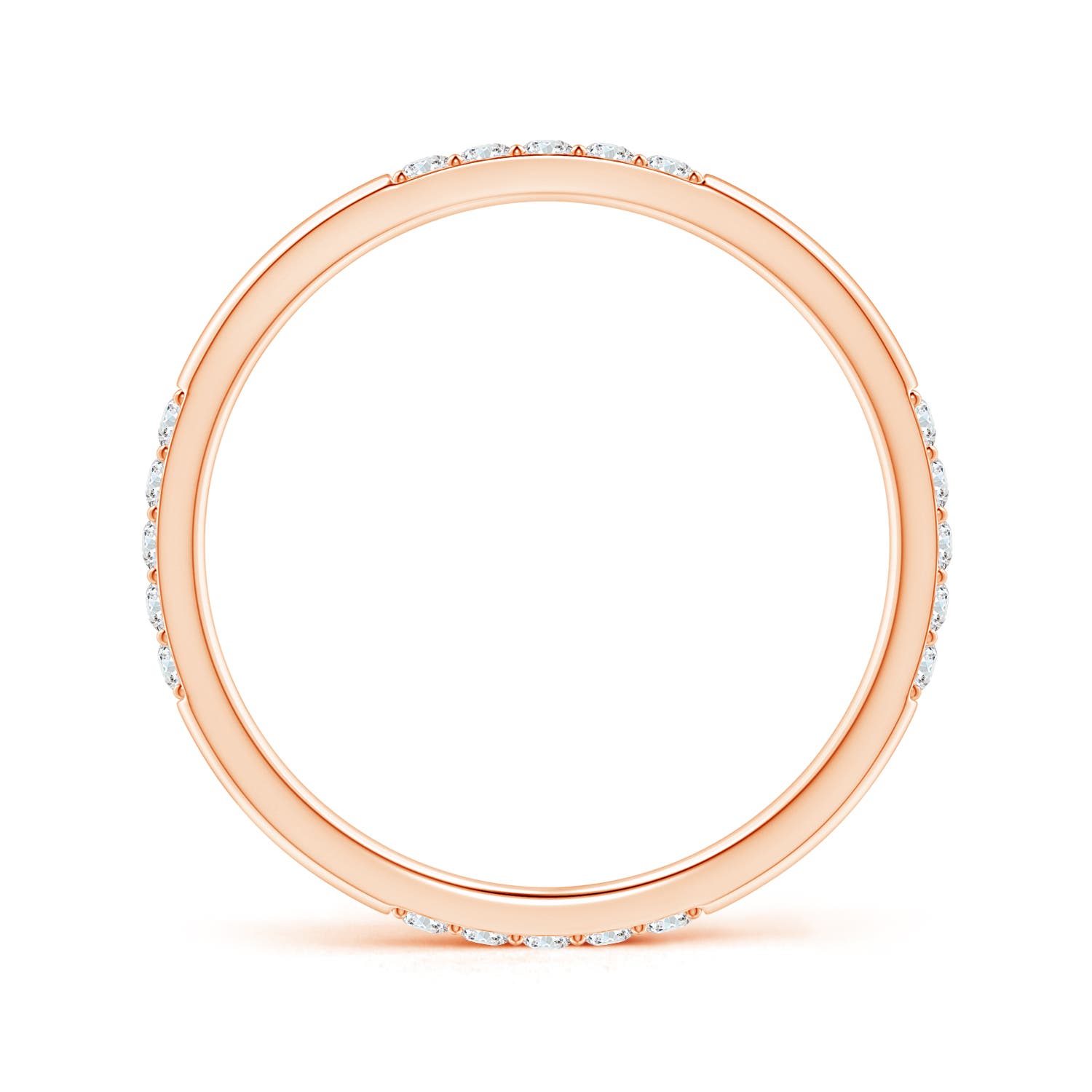 G, VS2 / 0.2 CT / 14 KT Rose Gold