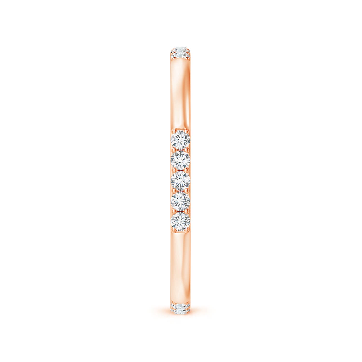 G, VS2 / 0.2 CT / 14 KT Rose Gold