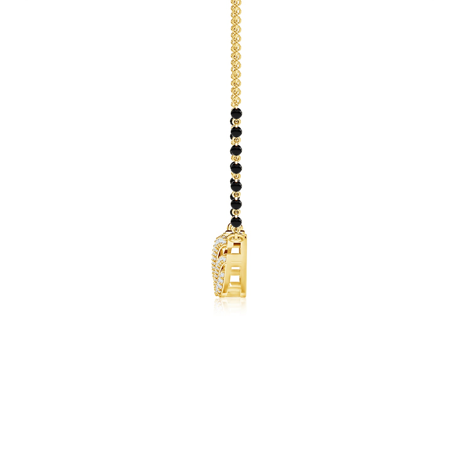 Lab-Grown Diamond Wave Mangalsutra