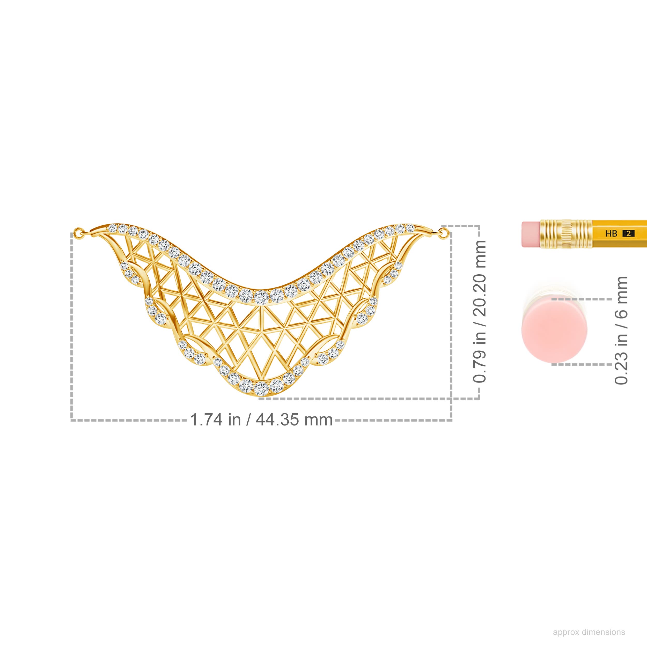 F-G, VS / 0.51 CT / 14 KT Yellow Gold