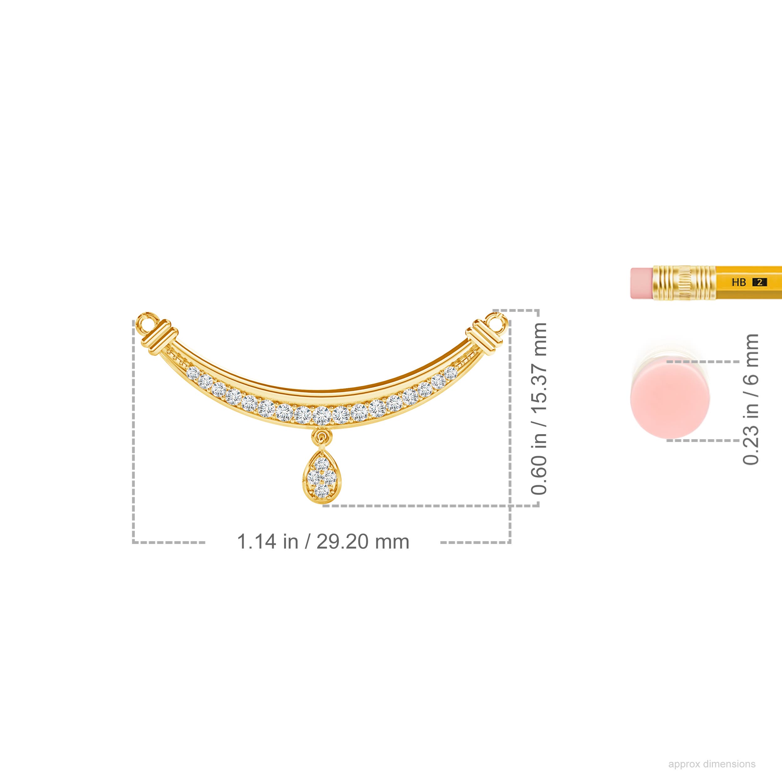 F-G, VS / 0.13 CT / 14 KT Yellow Gold