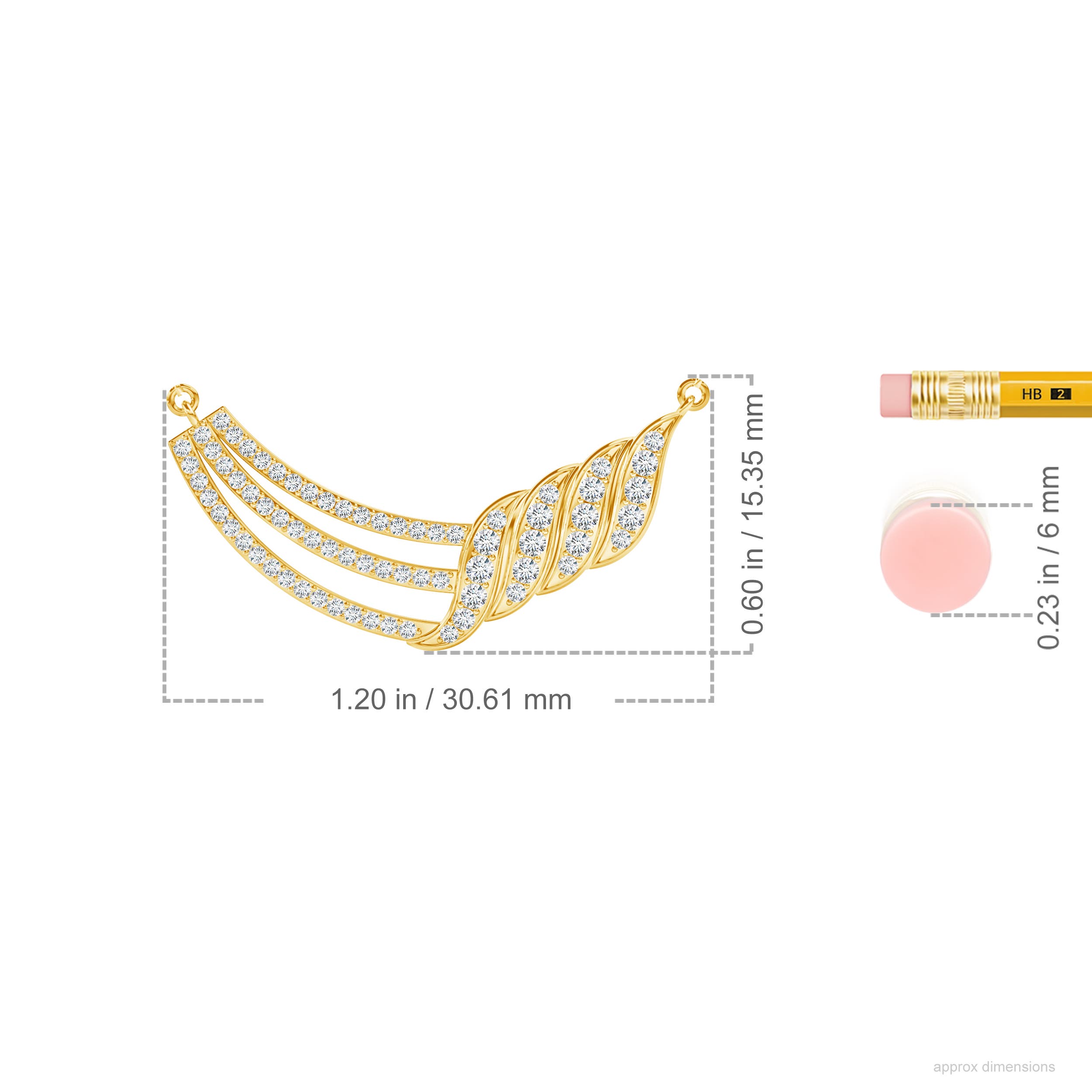 F-G, VS / 0.45 CT / 14 KT Yellow Gold