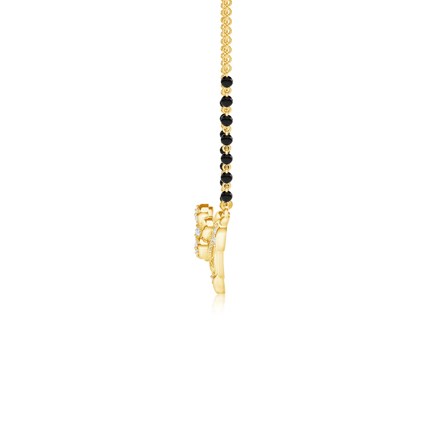 Nature Inspired Lab-Grown Diamond Mangalsutra