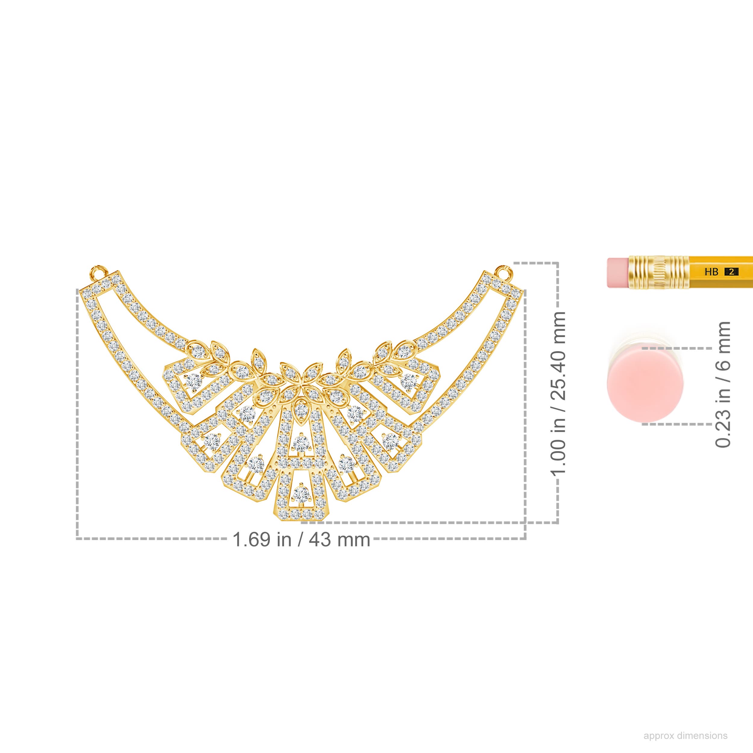 F-G, VS / 0.97 CT / 14 KT Yellow Gold