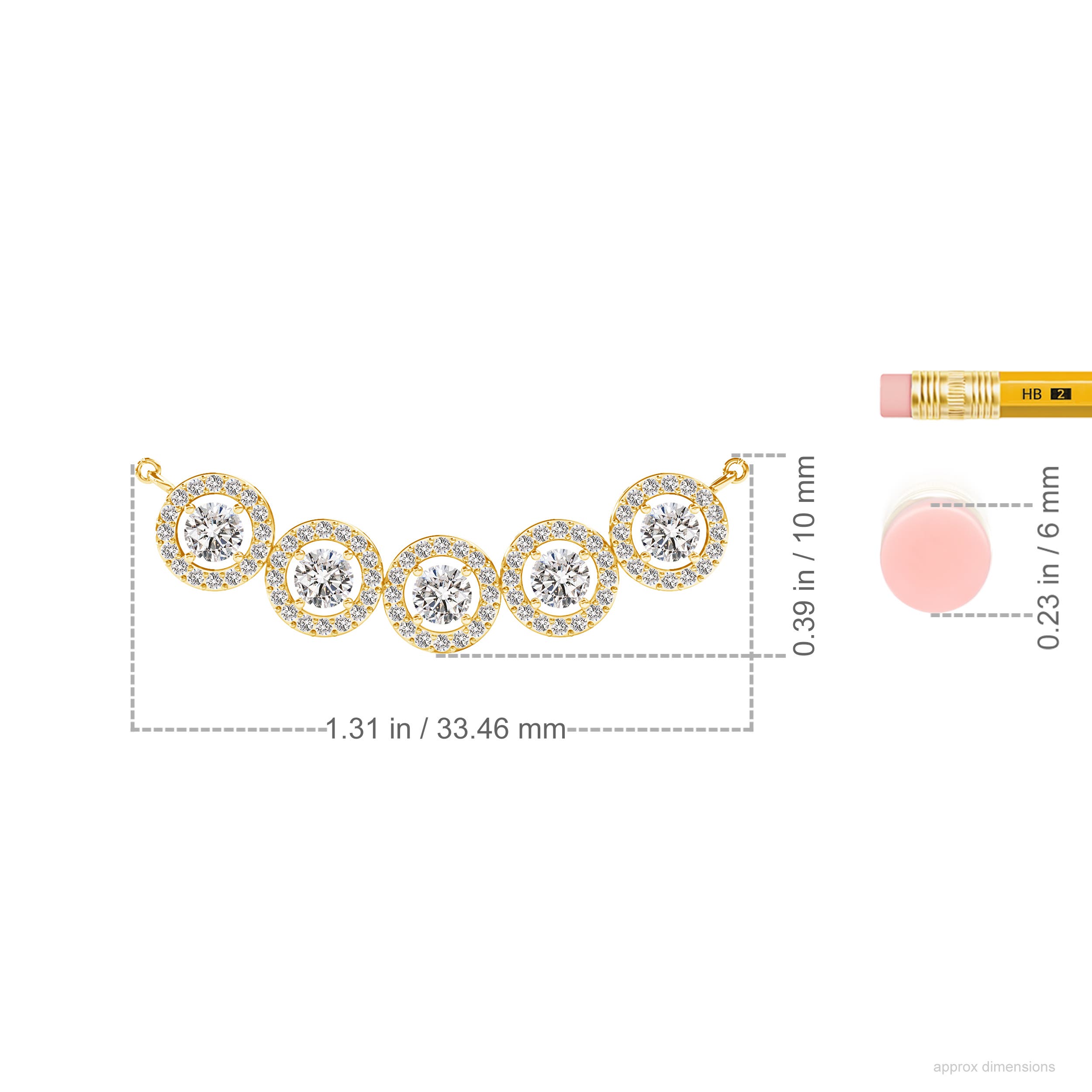 I-J, I1-I2 / 0.81 CT / 14 KT Yellow Gold