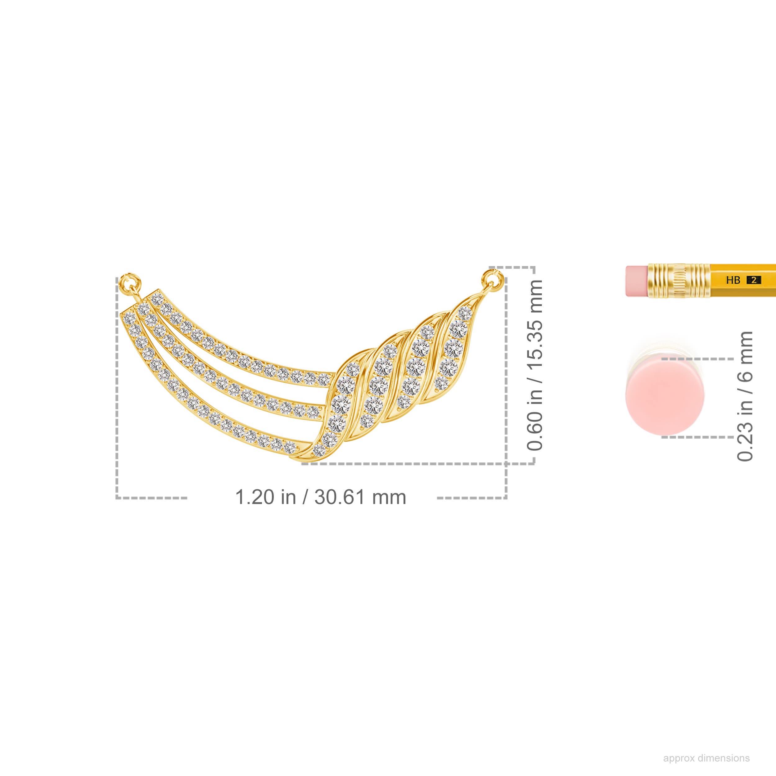 I-J, I1-I2 / 0.45 CT / 14 KT Yellow Gold