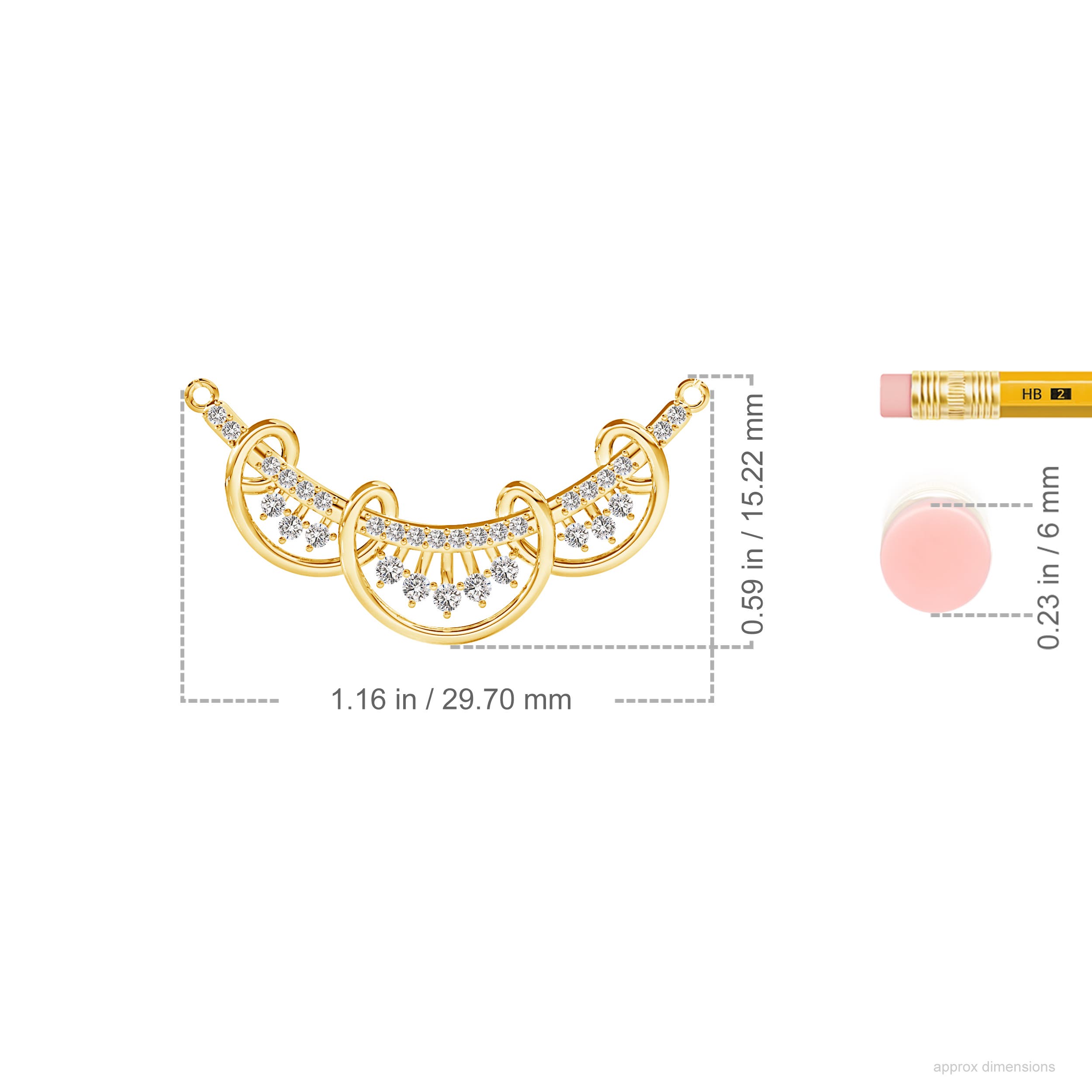 I-J, I1-I2 / 0.3 CT / 14 KT Yellow Gold