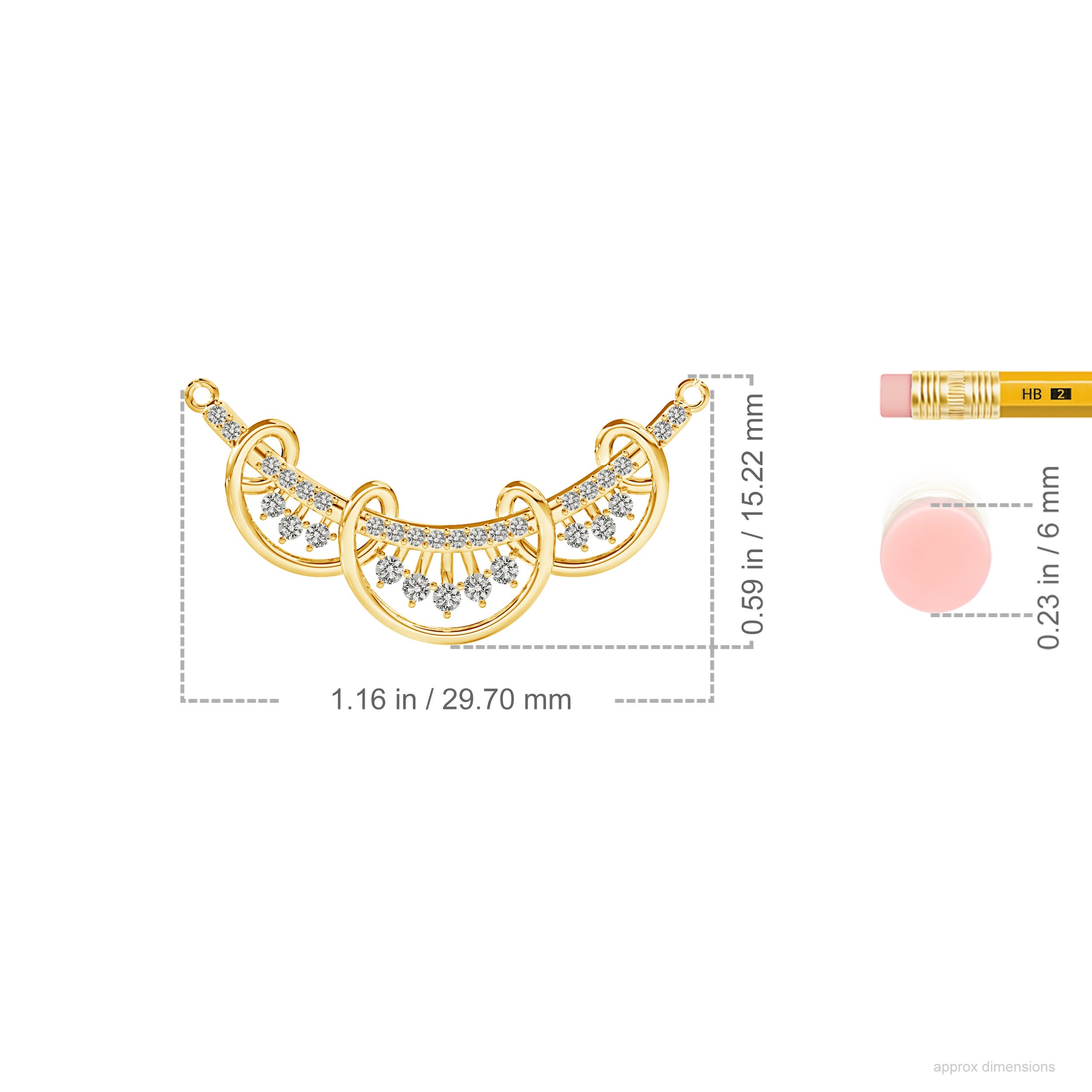 K, I3 / 0.3 CT / 14 KT Yellow Gold