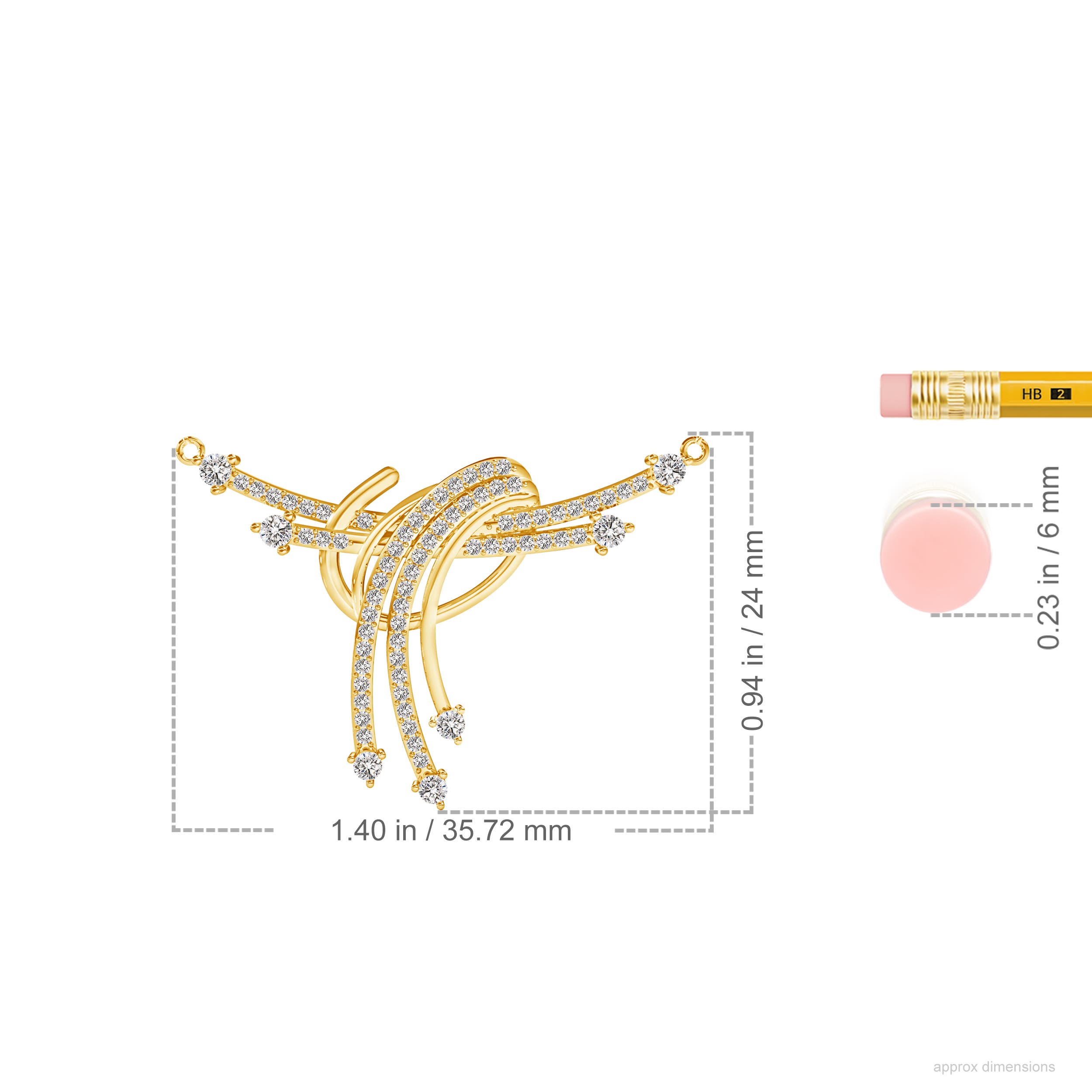 I-J, I1-I2 / 0.55 CT / 14 KT Yellow Gold