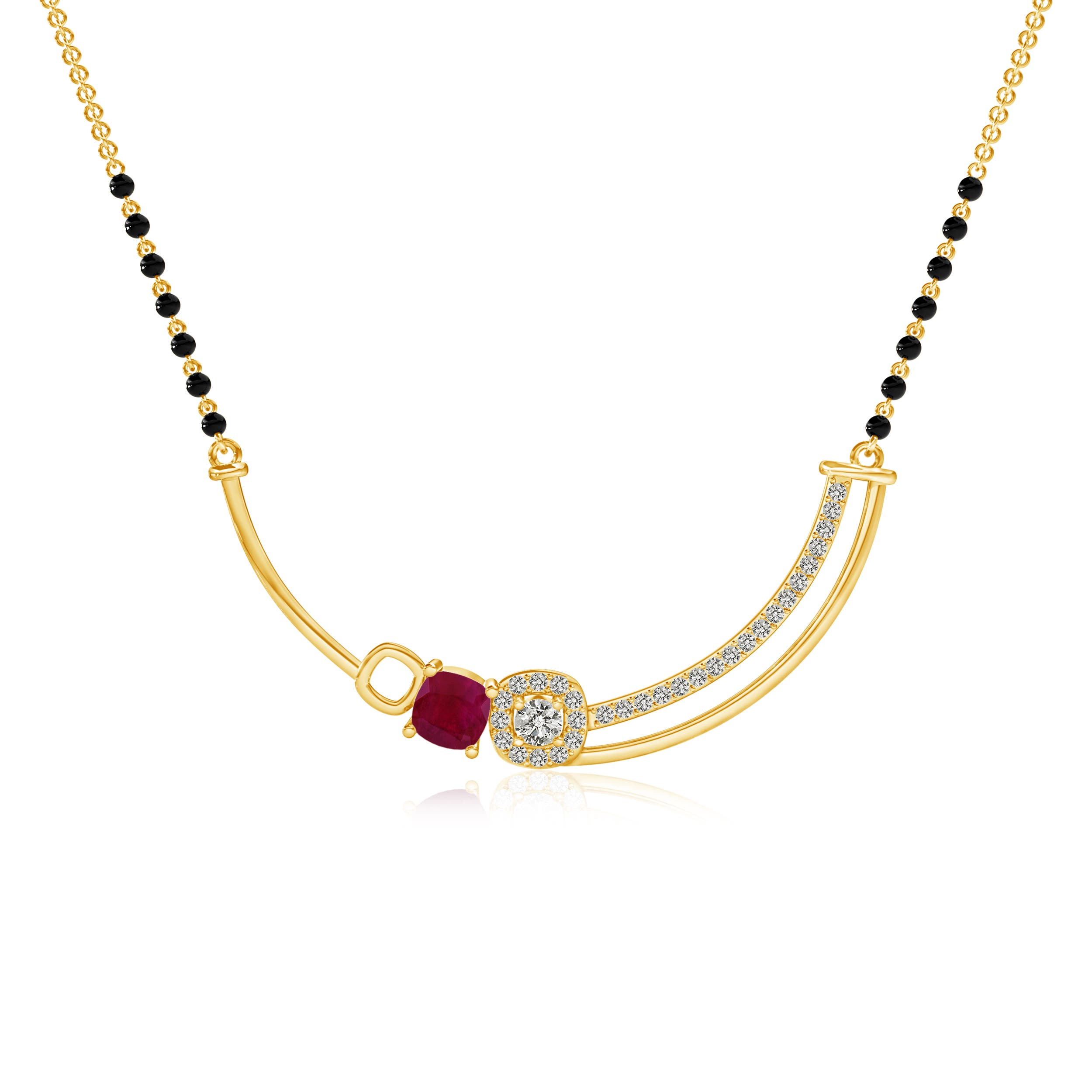 A - Ruby / 3.72 CT / 14 KT Yellow Gold