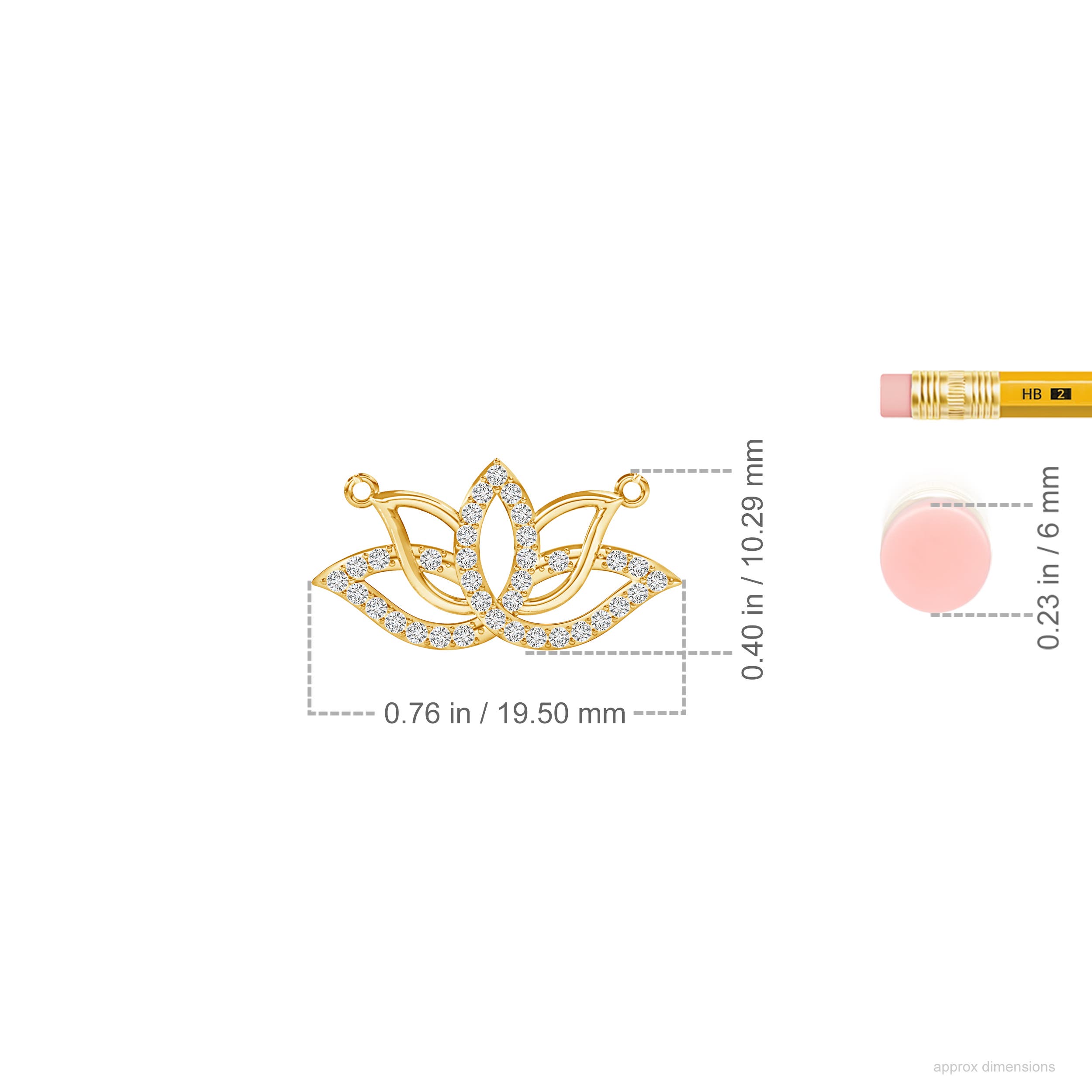 H, SI2 / 0.21 CT / 14 KT Yellow Gold